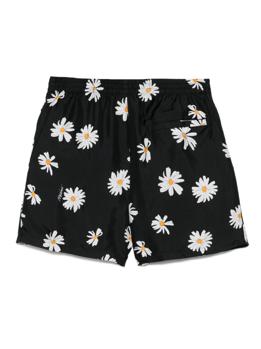 printed silk shorts - 2