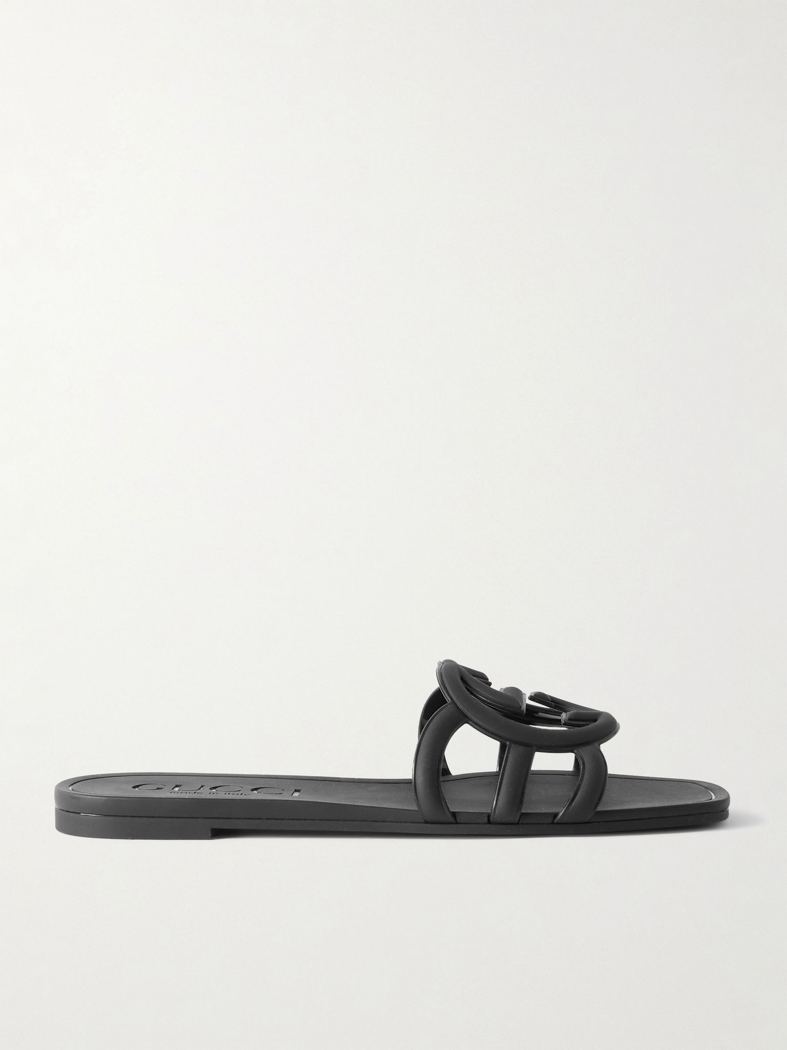 Rubber slides Black - 1