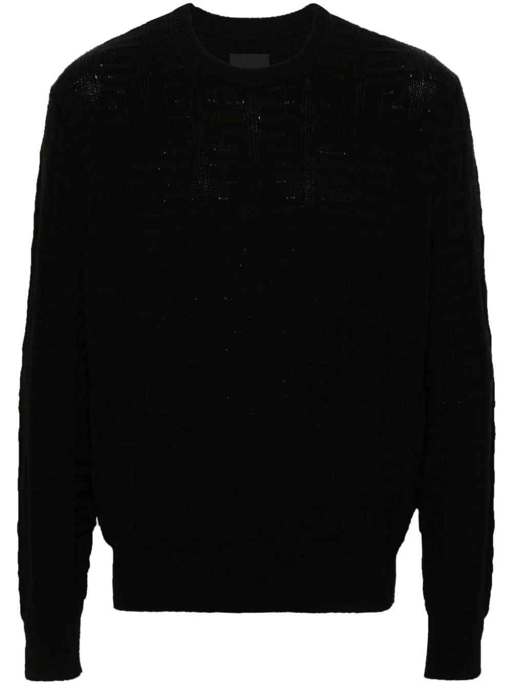 4G jacquard cotton jumper - 1