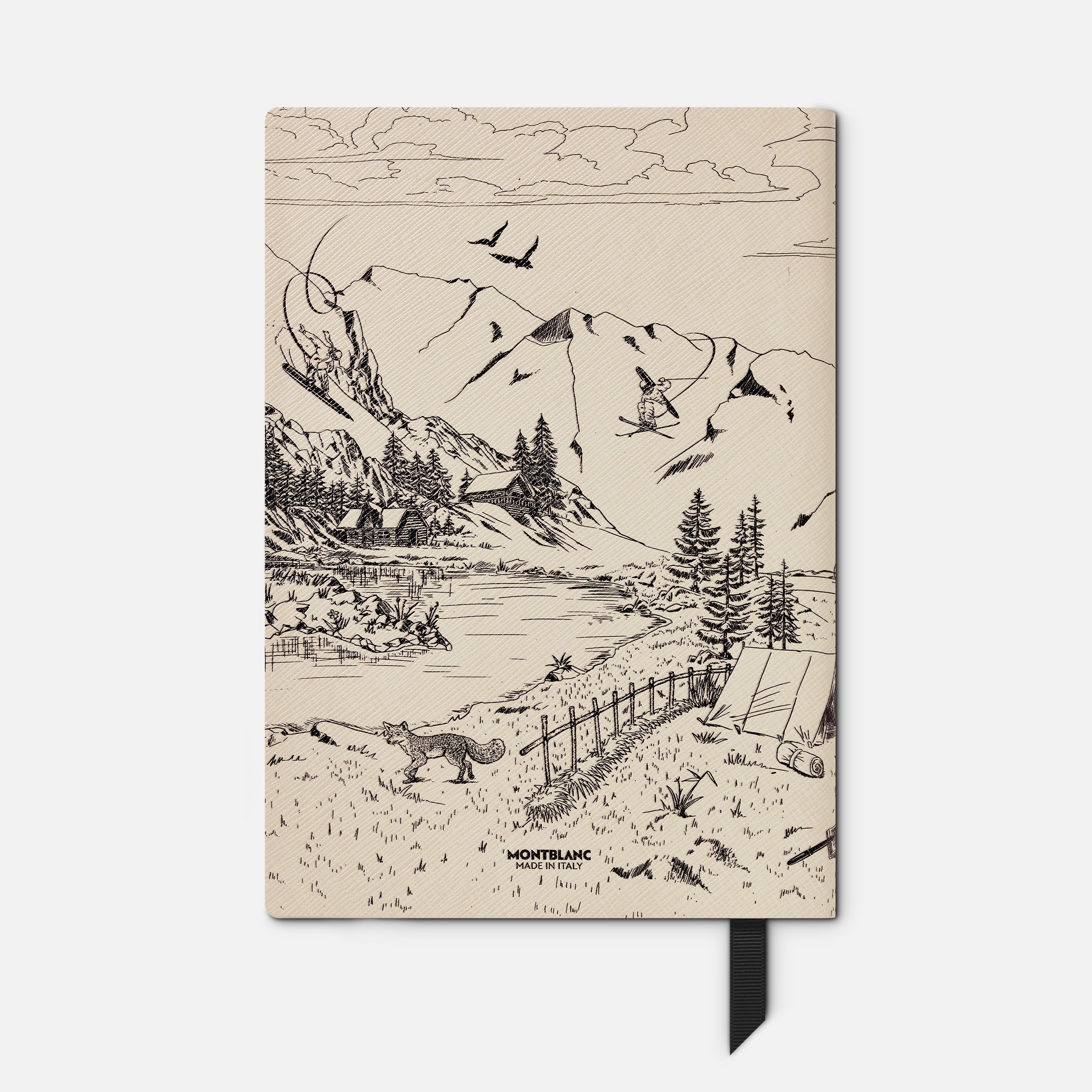 Notebook #146 small, Happy Holiday Collection, Ivory - Lined - 3
