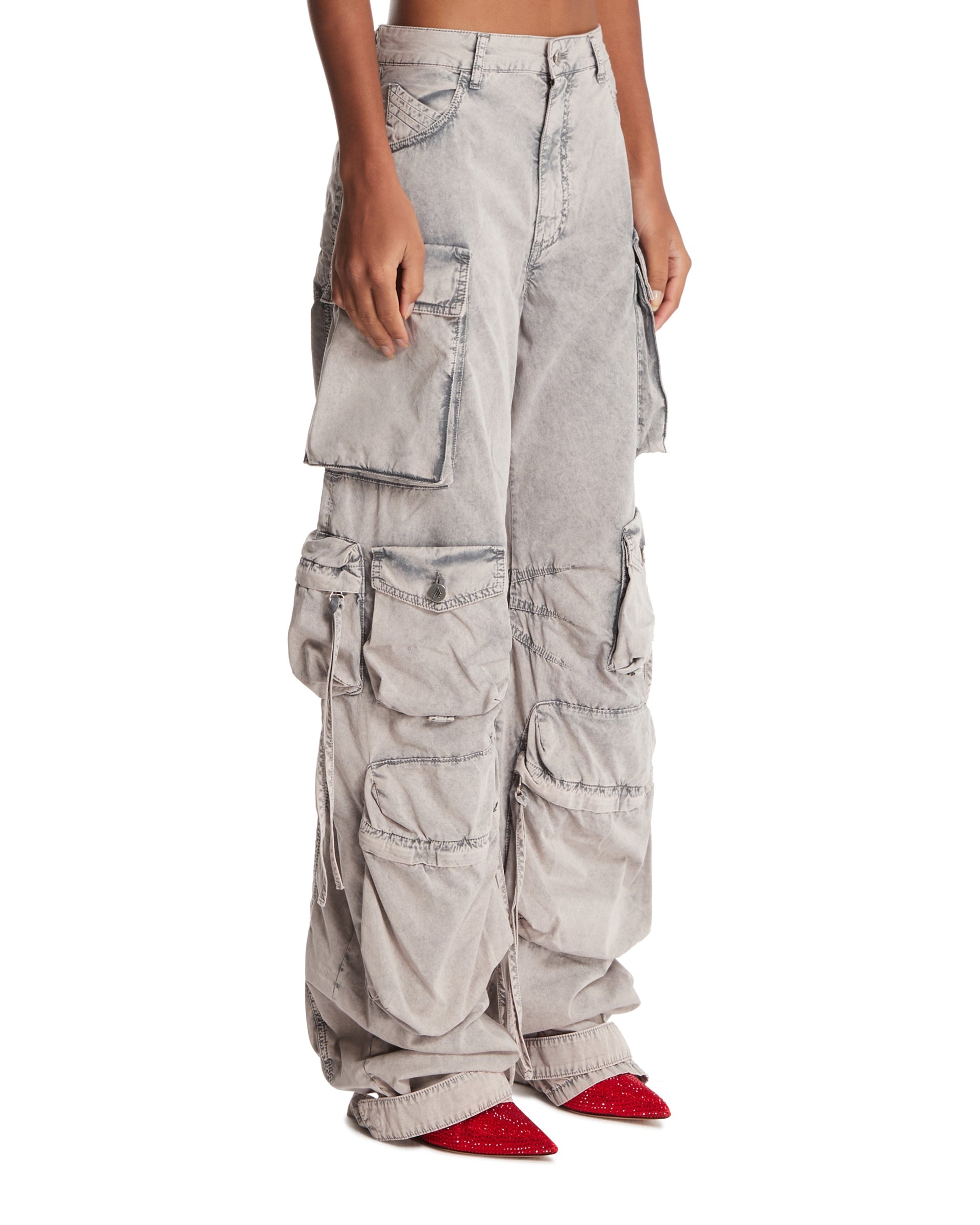 Light Gray Fern Cargo Jeans - 4