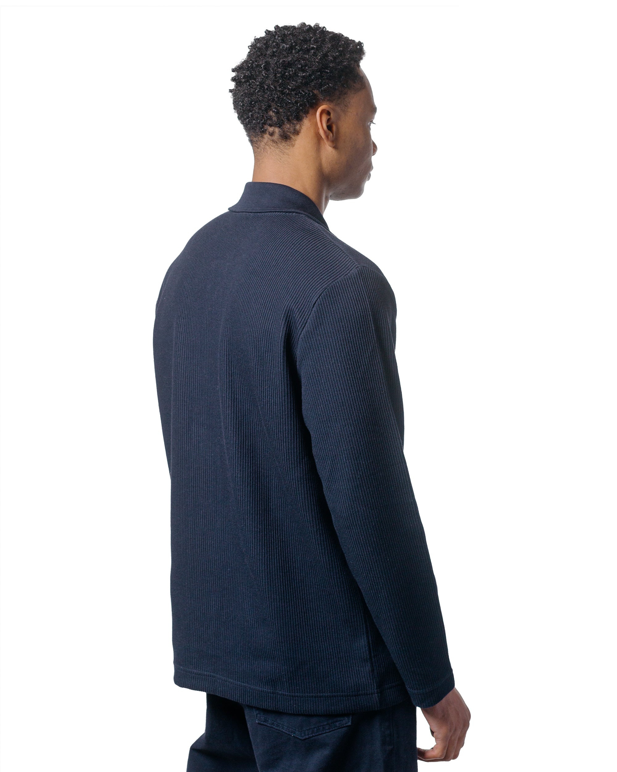 Jorn Double Face Overshirt Dark Navy - 3