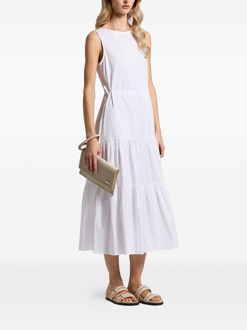 PESERICO sleeveless midi dress outlook