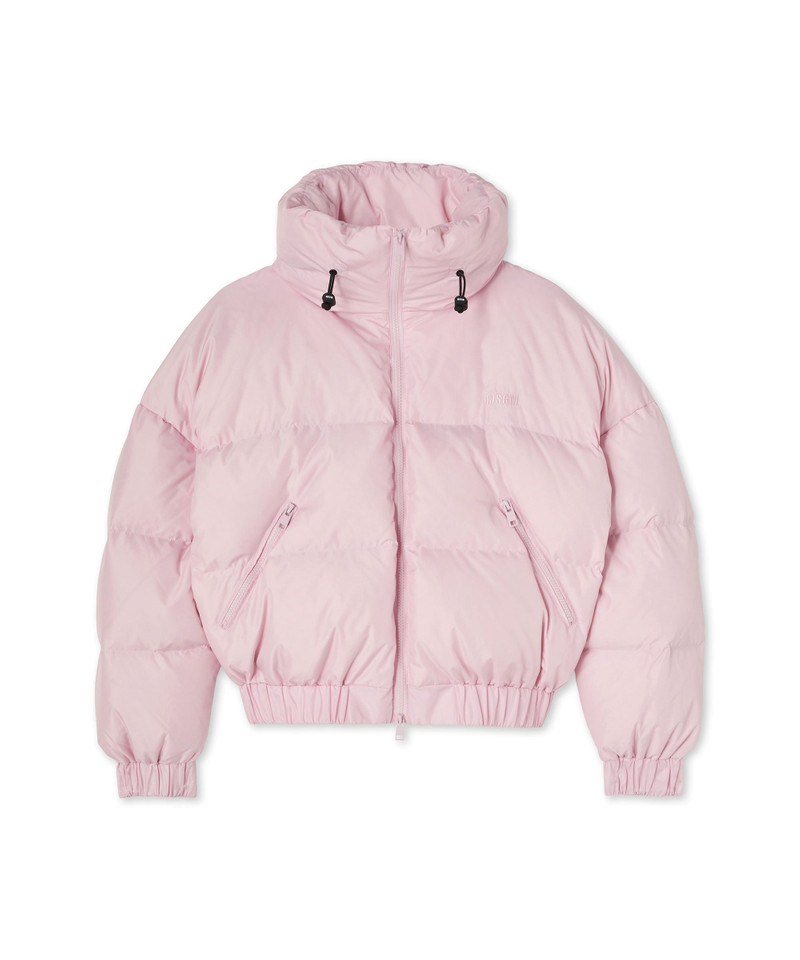 "Ripstop Nylon" Cropped down jacket - 1