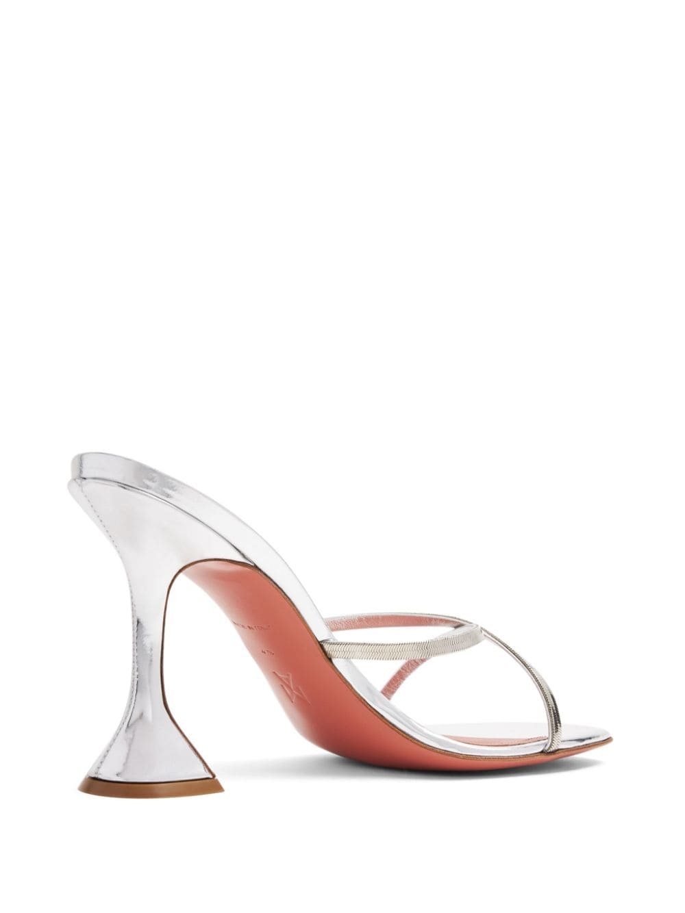 Henson 95mm metallic mules - 3