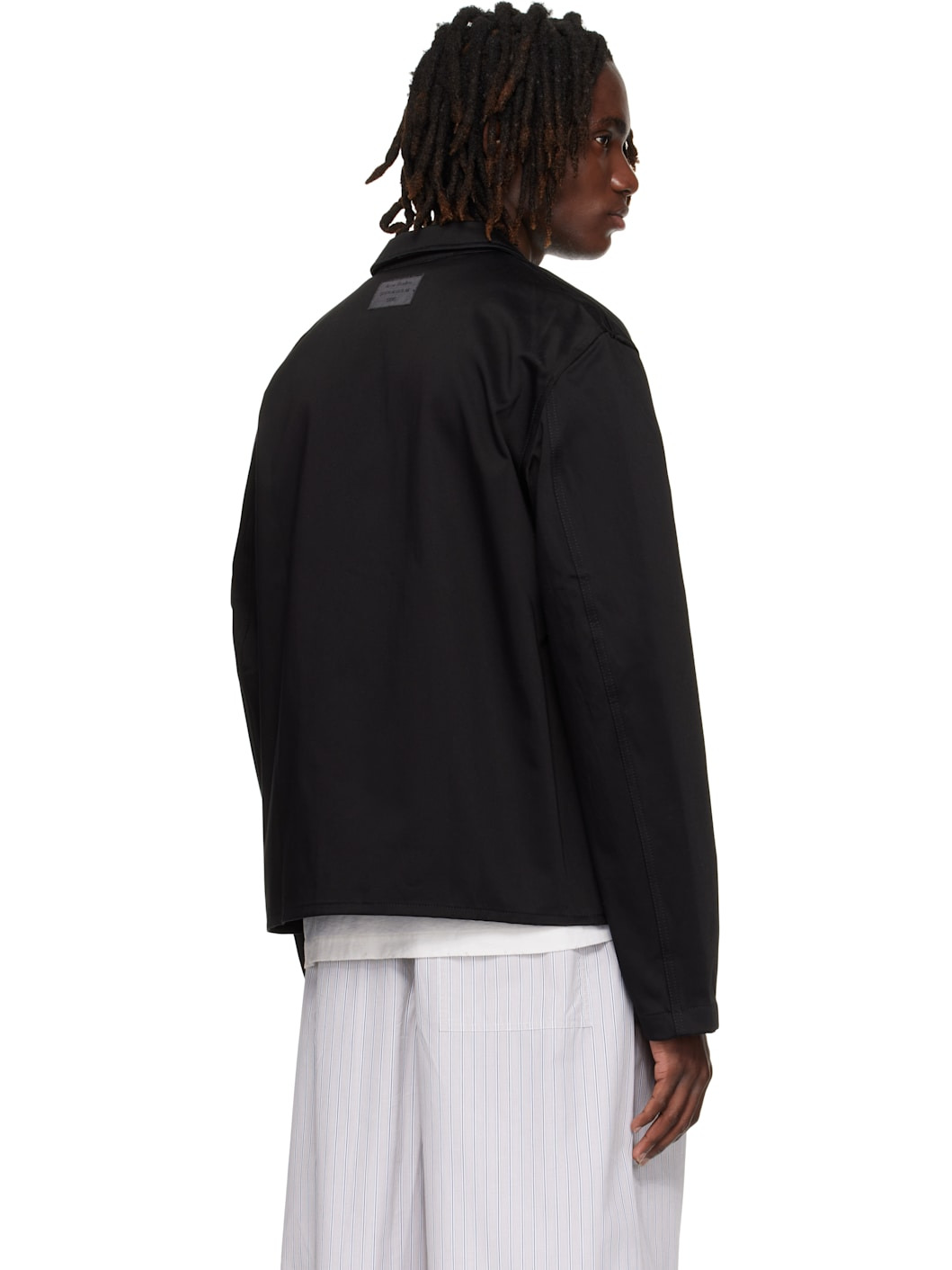 Black Satin Jacket - 3