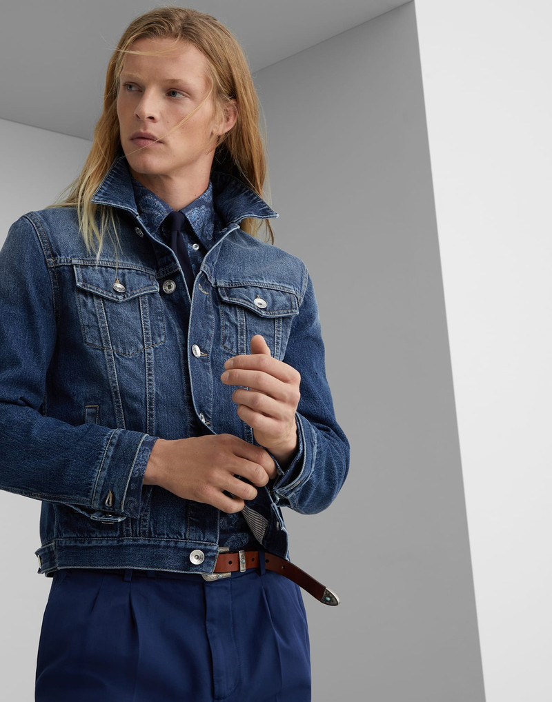 Denim four-pocket jacket 4