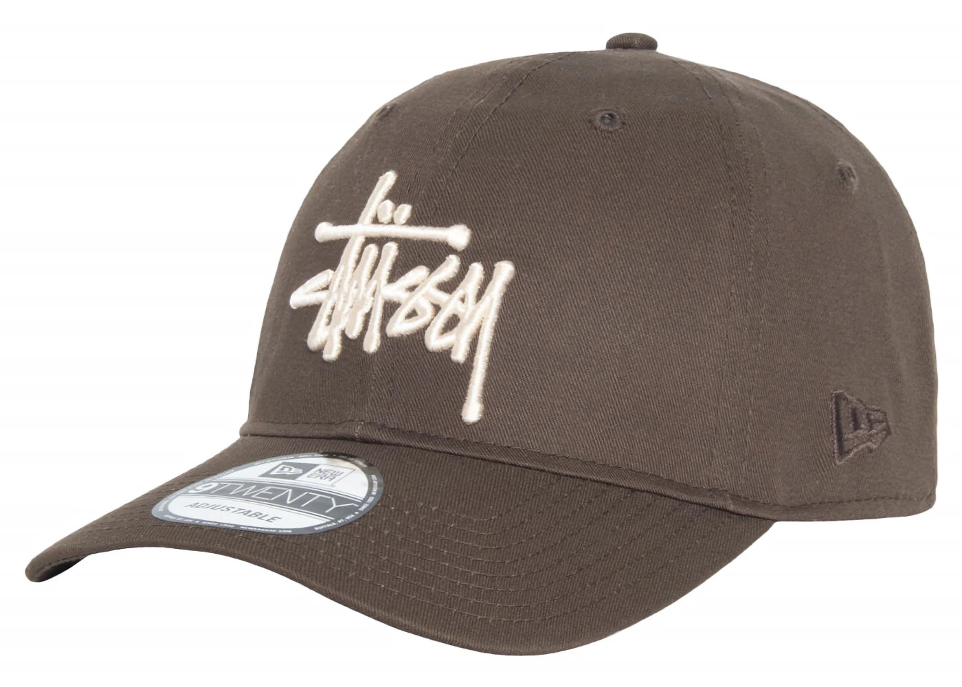 Stussy New Era 9Twenty Basic Strapback Walnut - 2