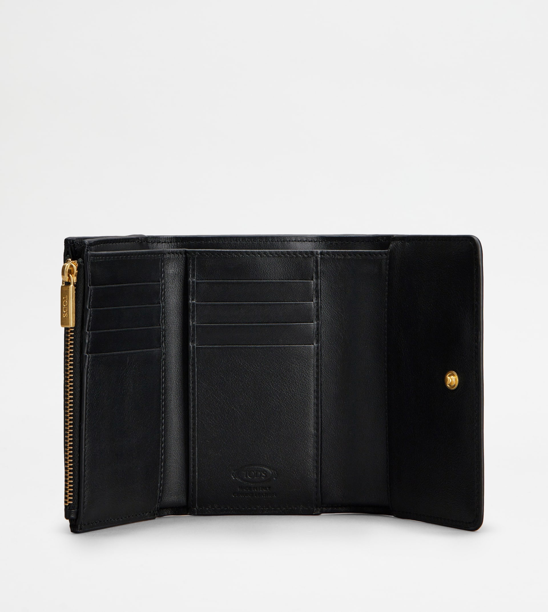 KATE WALLET IN LEATHER - BLACK - 2
