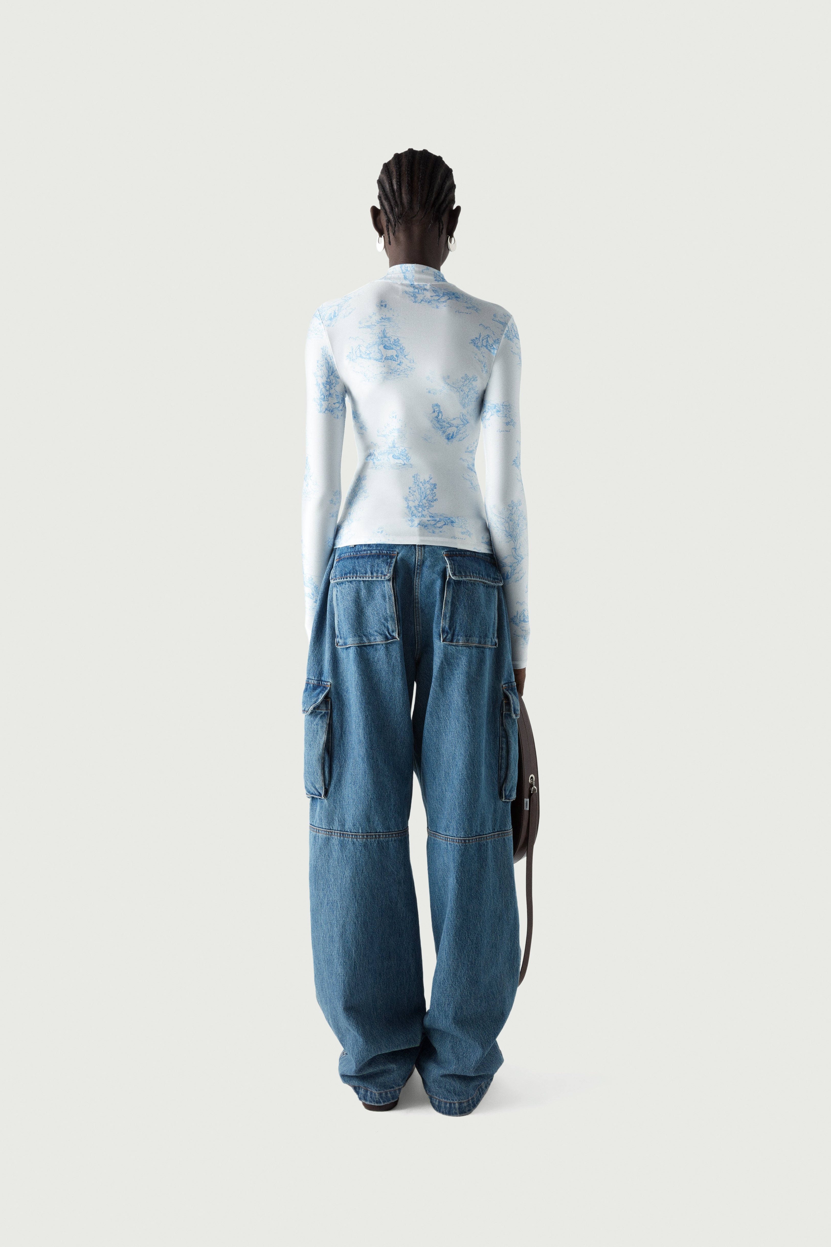 Tight High Neck Top - 4