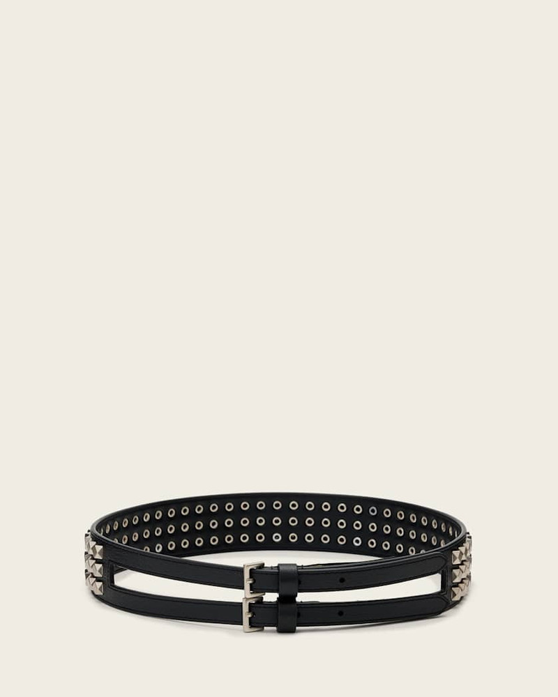 DREA LEATHER STUDDED BELT 1
