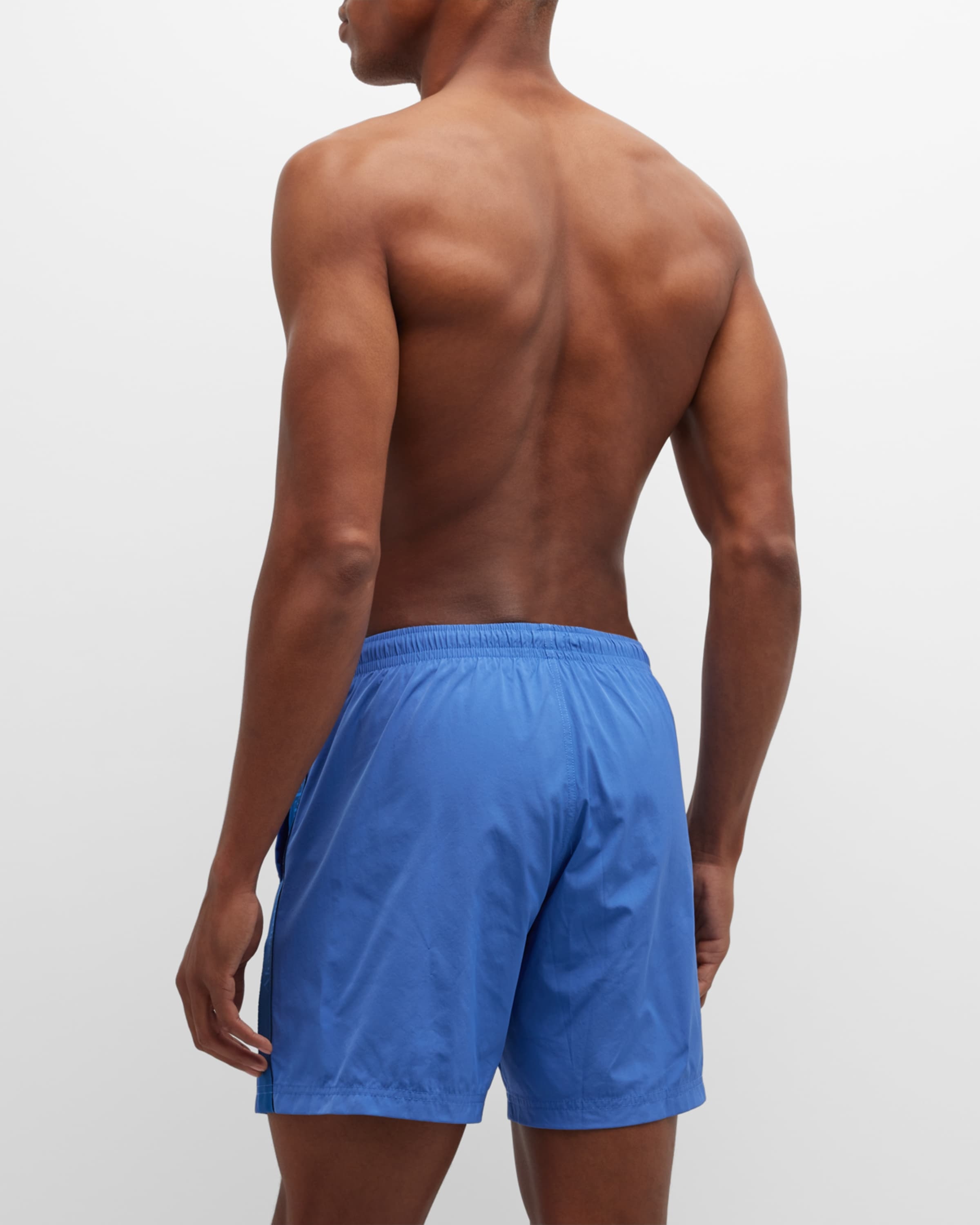 Men's Logo Taping Swim Shorts - 4