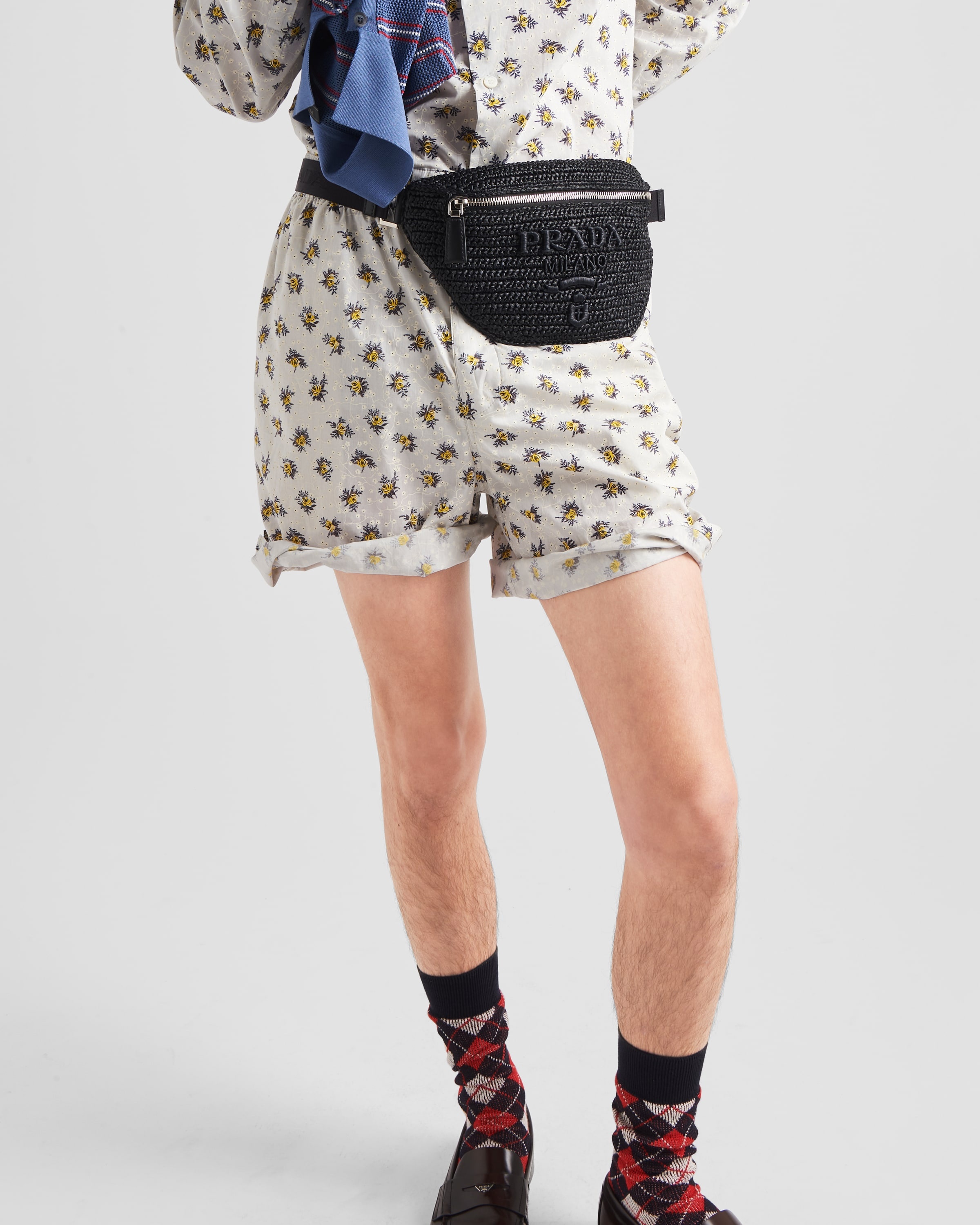Printed cotton Bermudas - 3