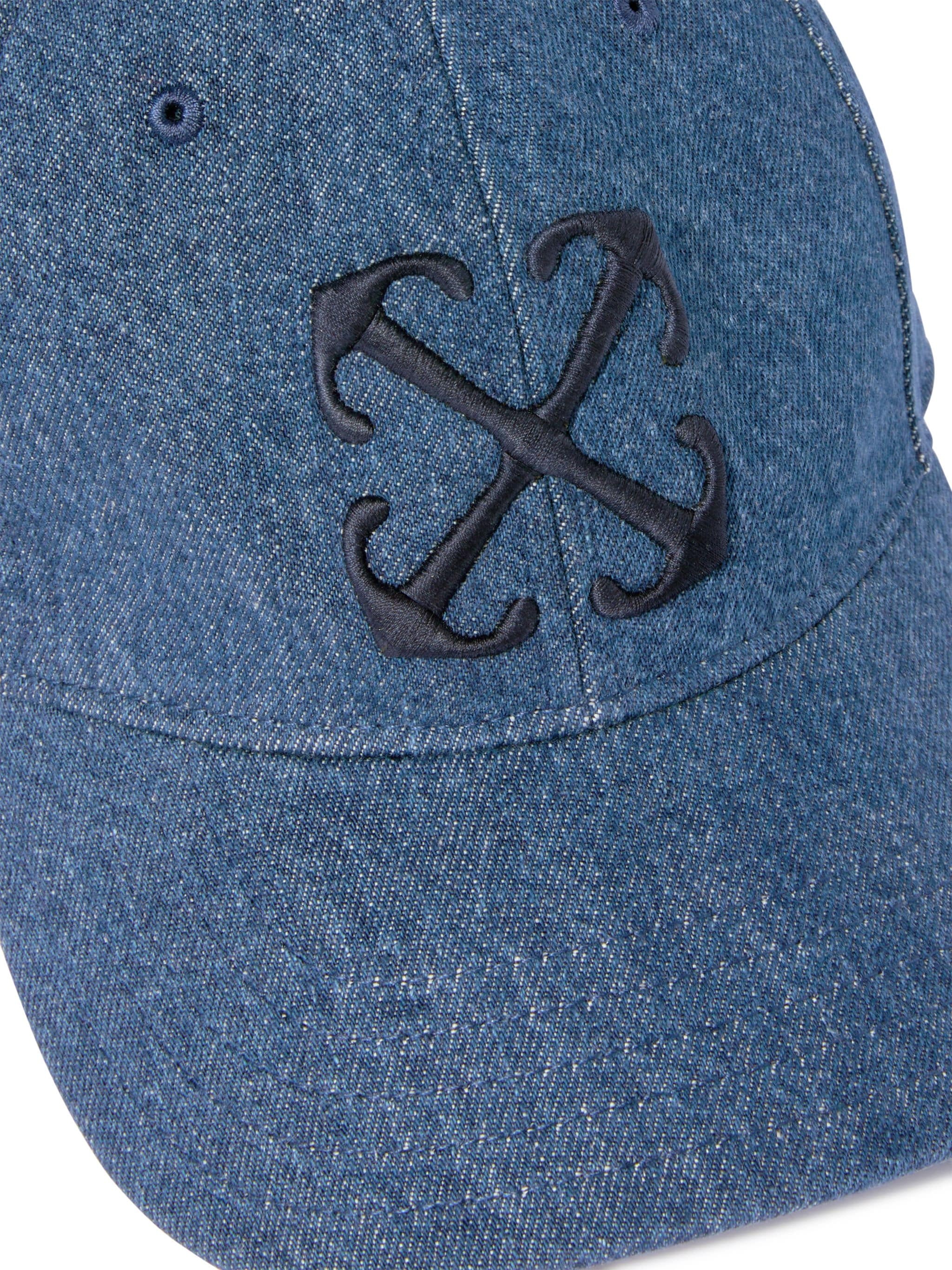 Denim Arrow Baseball Cap - 3