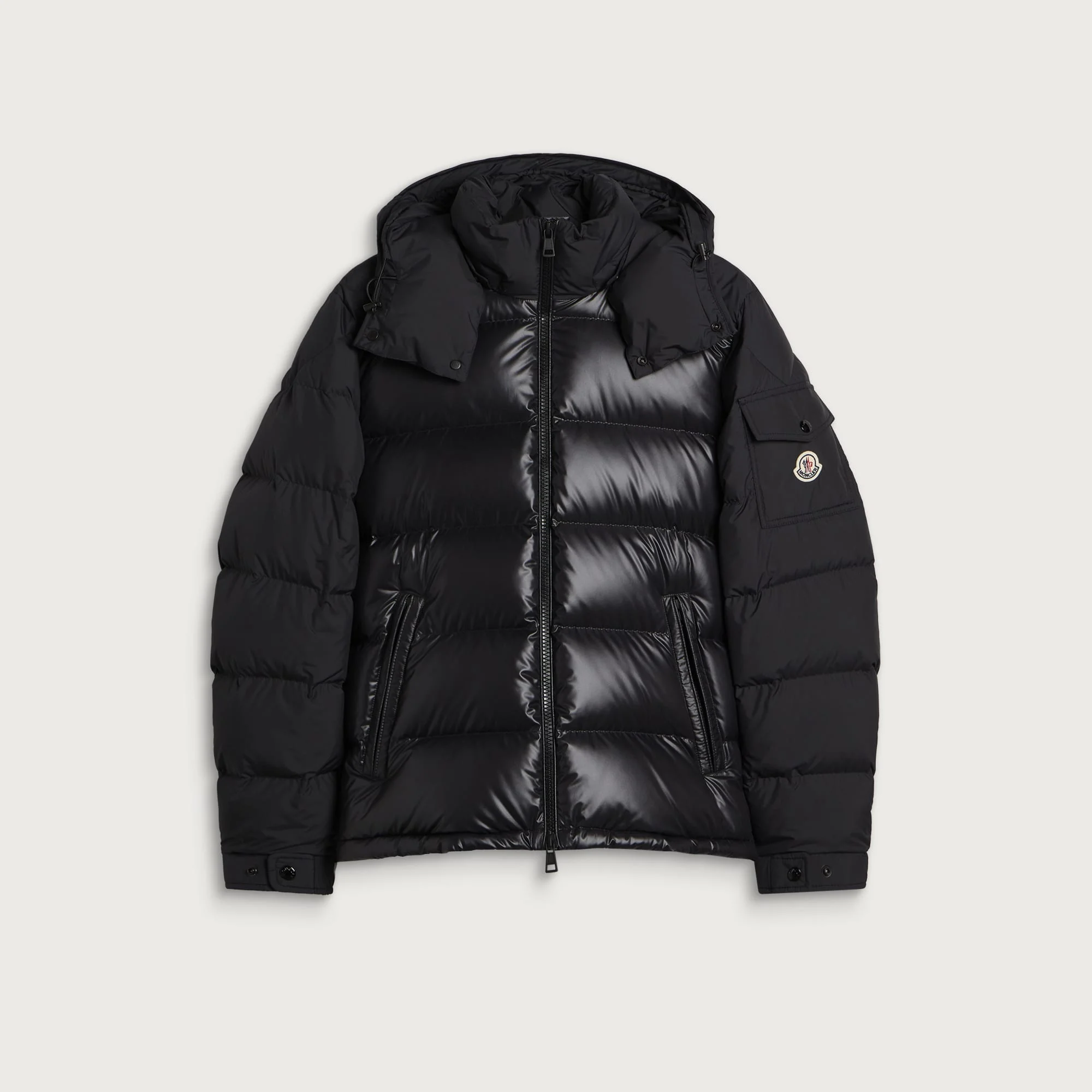 Moncler Maya Mixed Materials Padded Jacket - 1