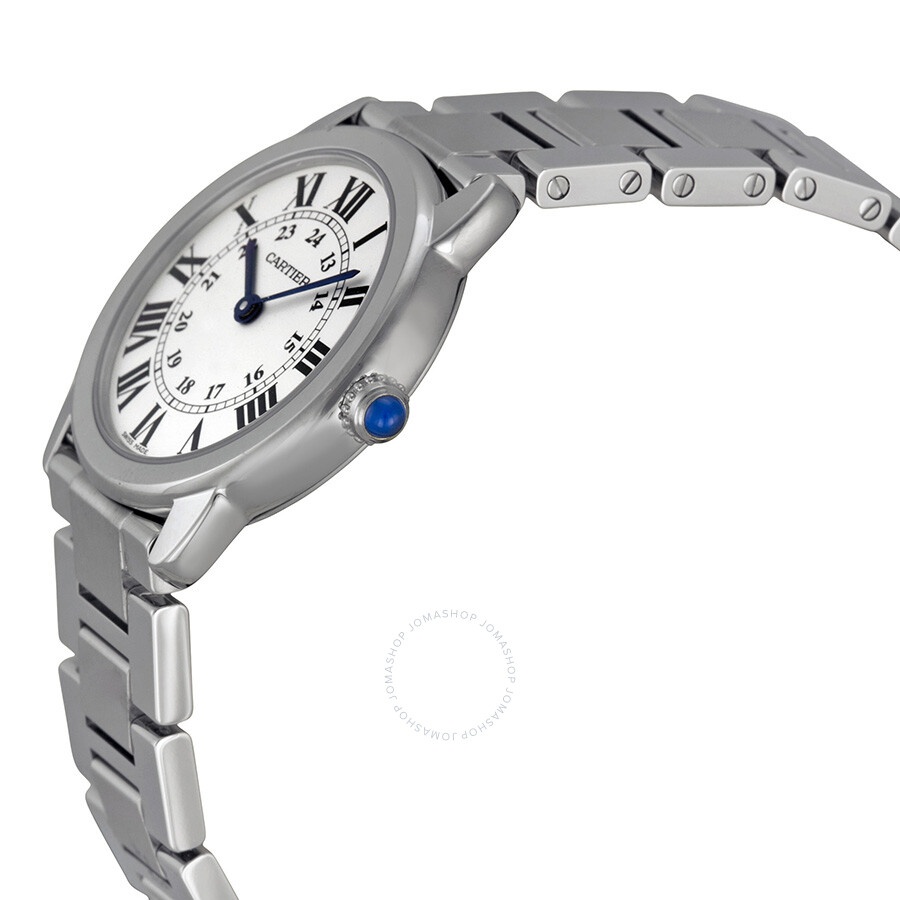 Cartier Rondo Solo Small Silver Dial Ladies Watch W6701004 - 2