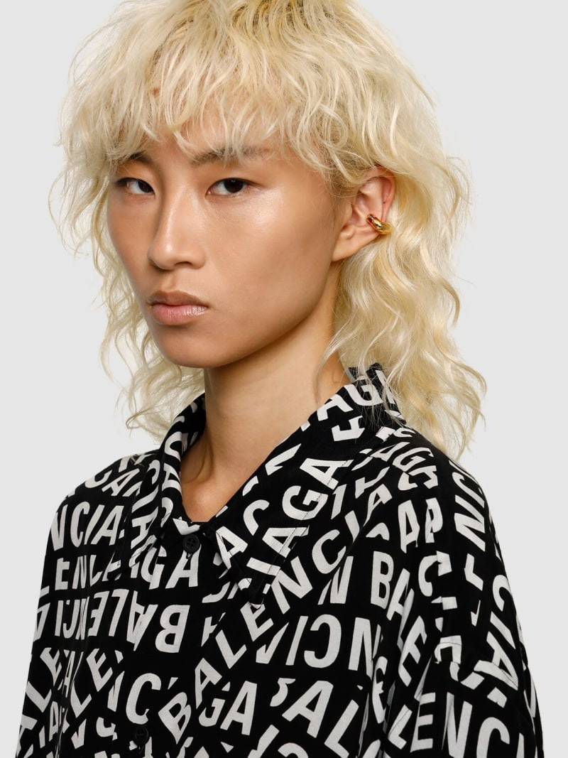 BALENCIAGA Loop brass ear cuff outlook