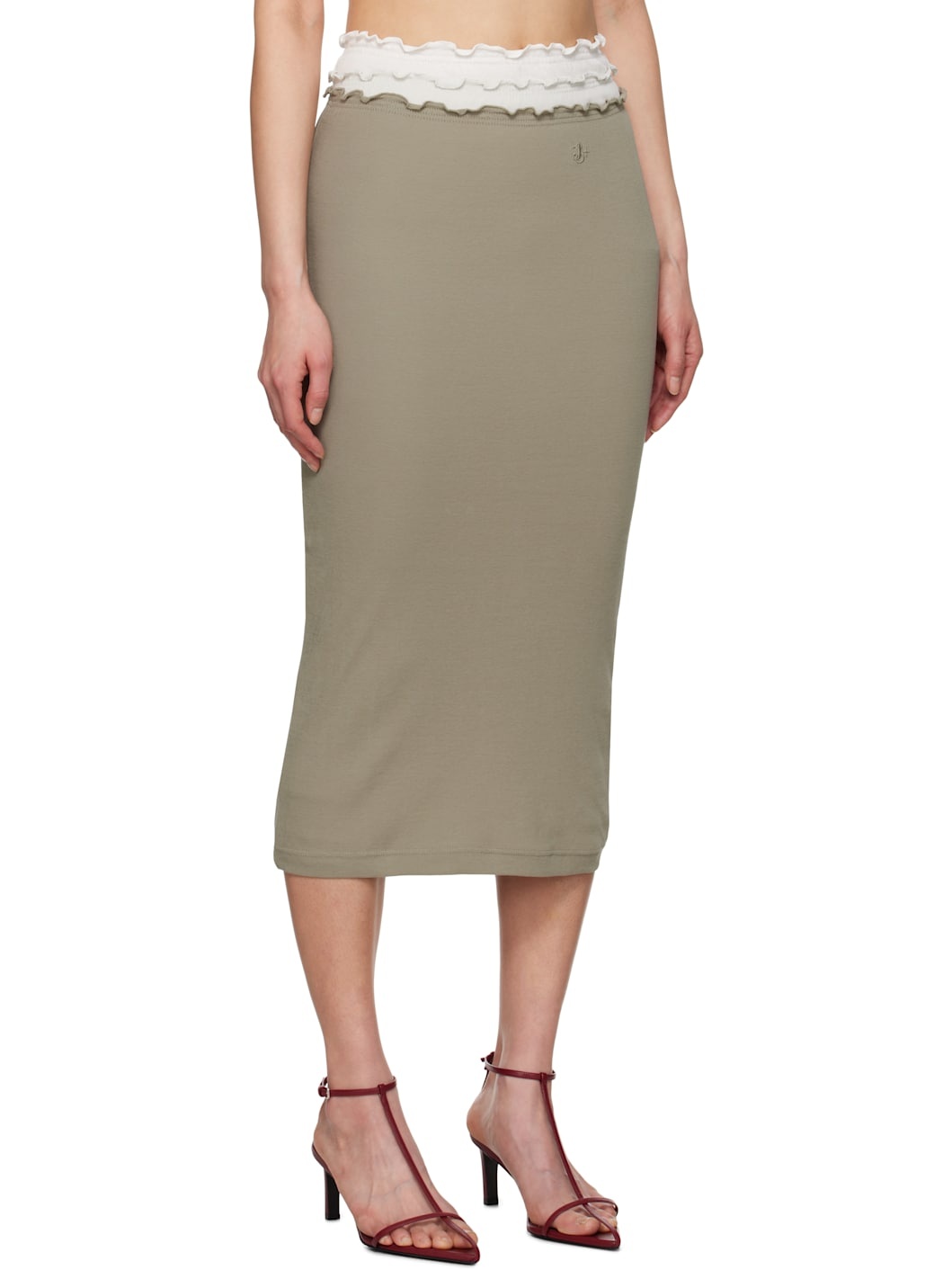 Multicolor Three Layers Midi Skirt - 2
