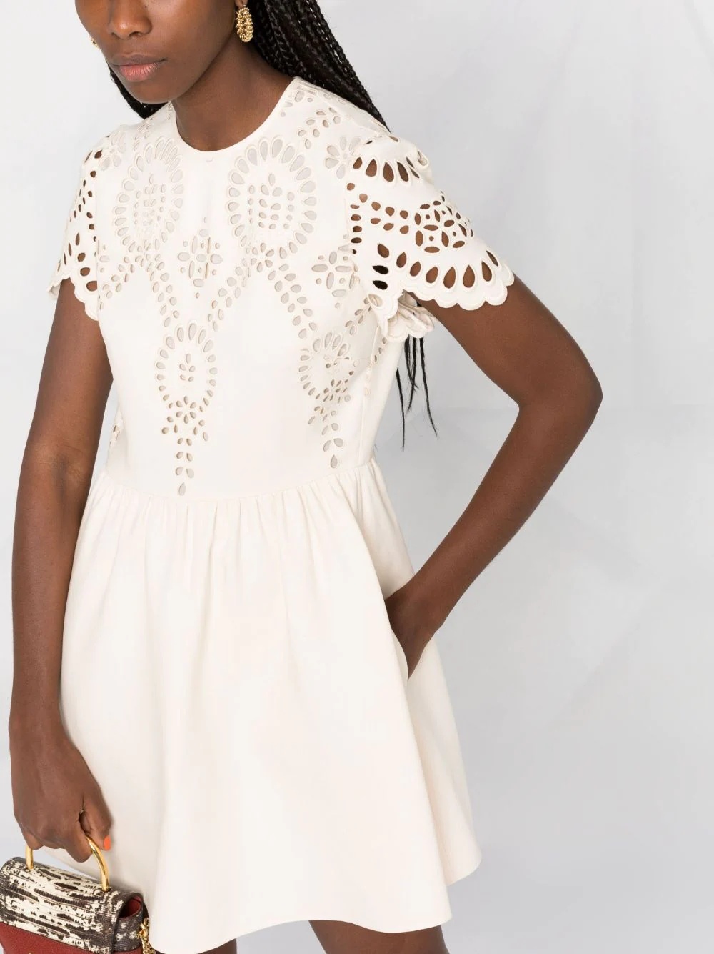 broderie anglaise dress - 3