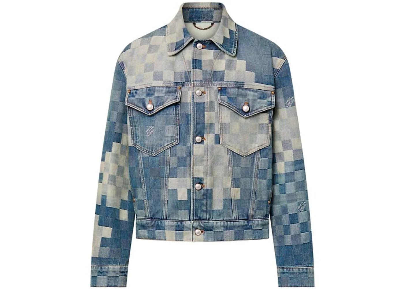 Louis Vuitton Damier Damoflage Classic Denim Jacket Indigo - 1