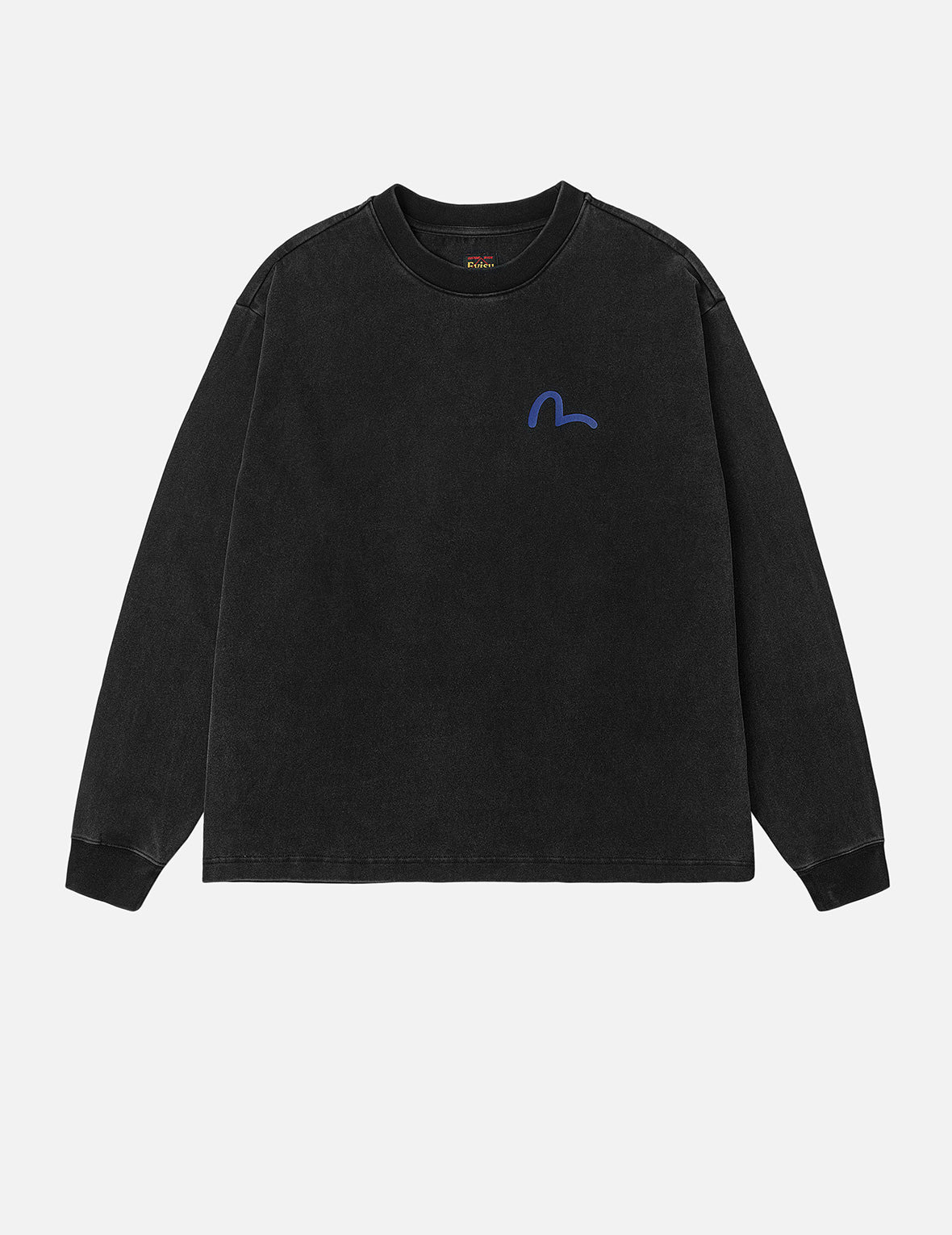 Seagull and Rubber Legs Print Relax Fit Long-sleeve T-shirt - 4