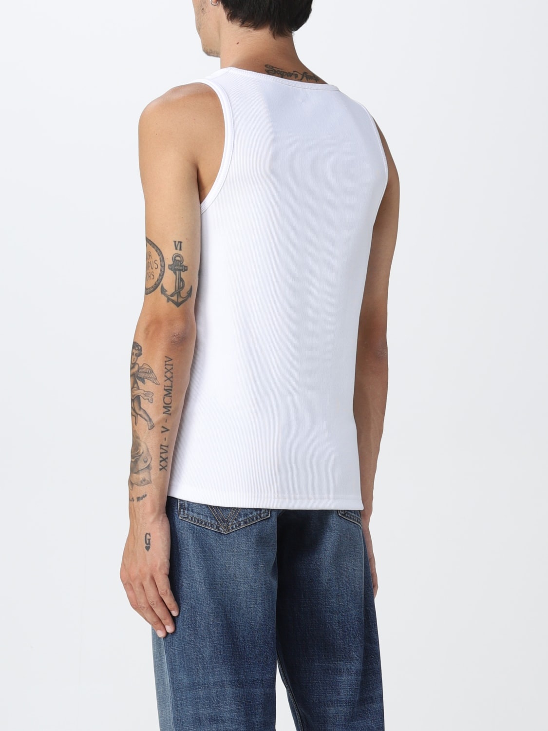 Bottega Veneta basic cotton tank top - 3