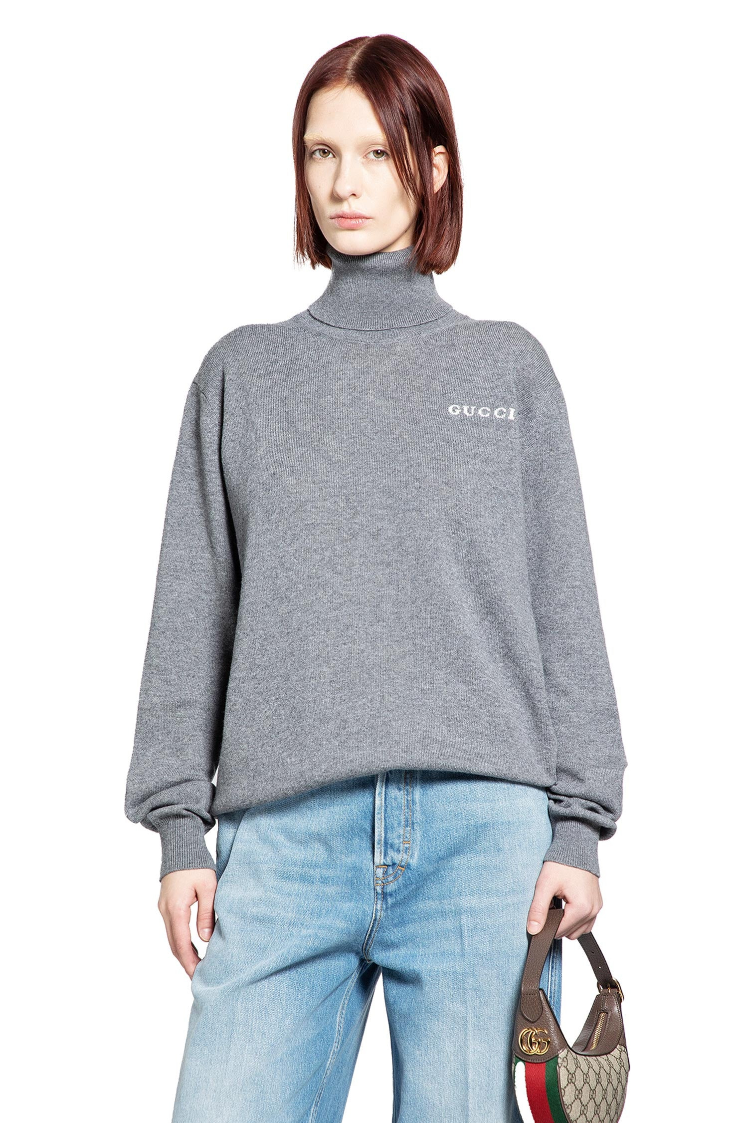 Cashmere Logo Turtleneck Sweater - 6