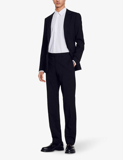 Sandro Slim-fit tapered wool trousers outlook