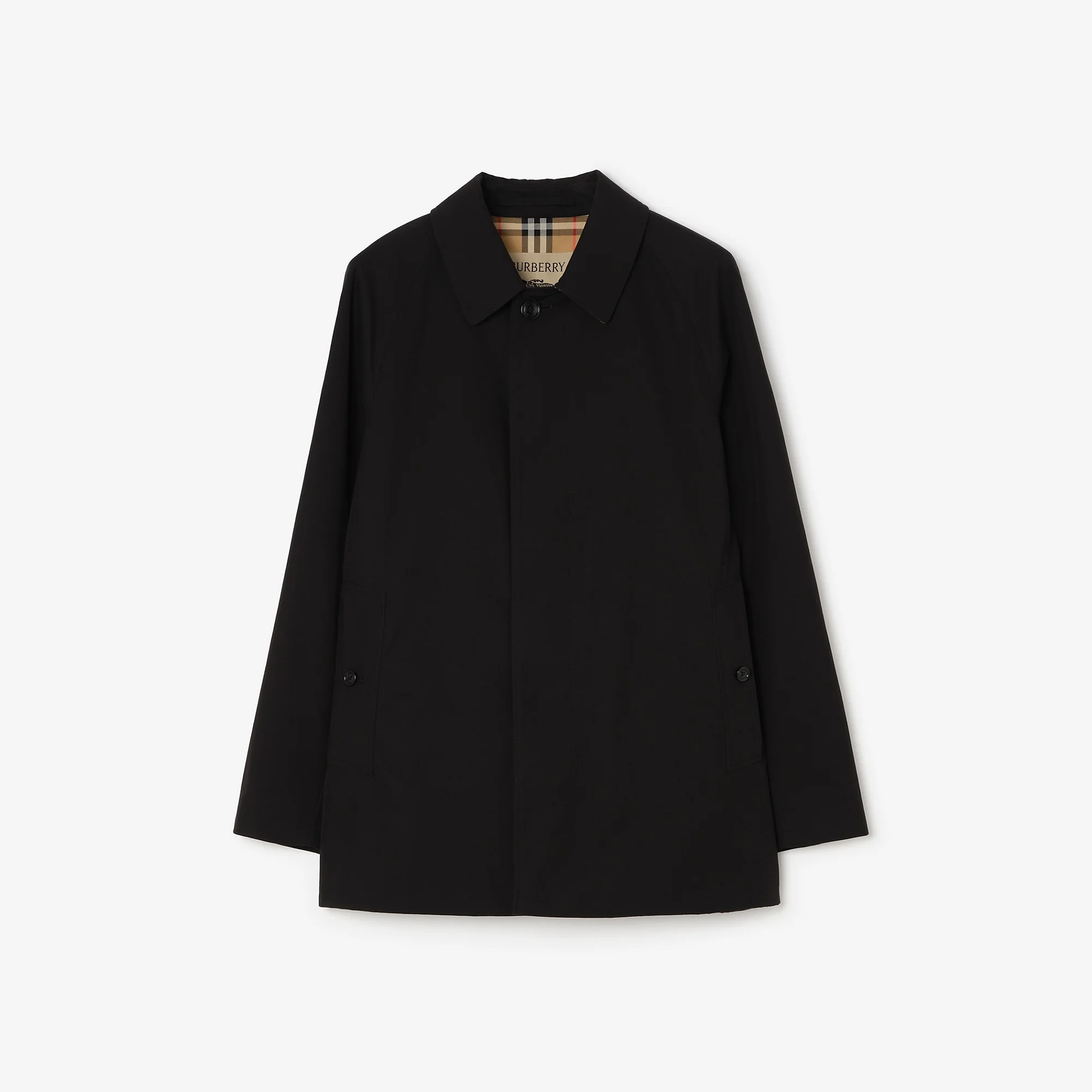 Extra-short Gabardine Camden Car Coat - 1