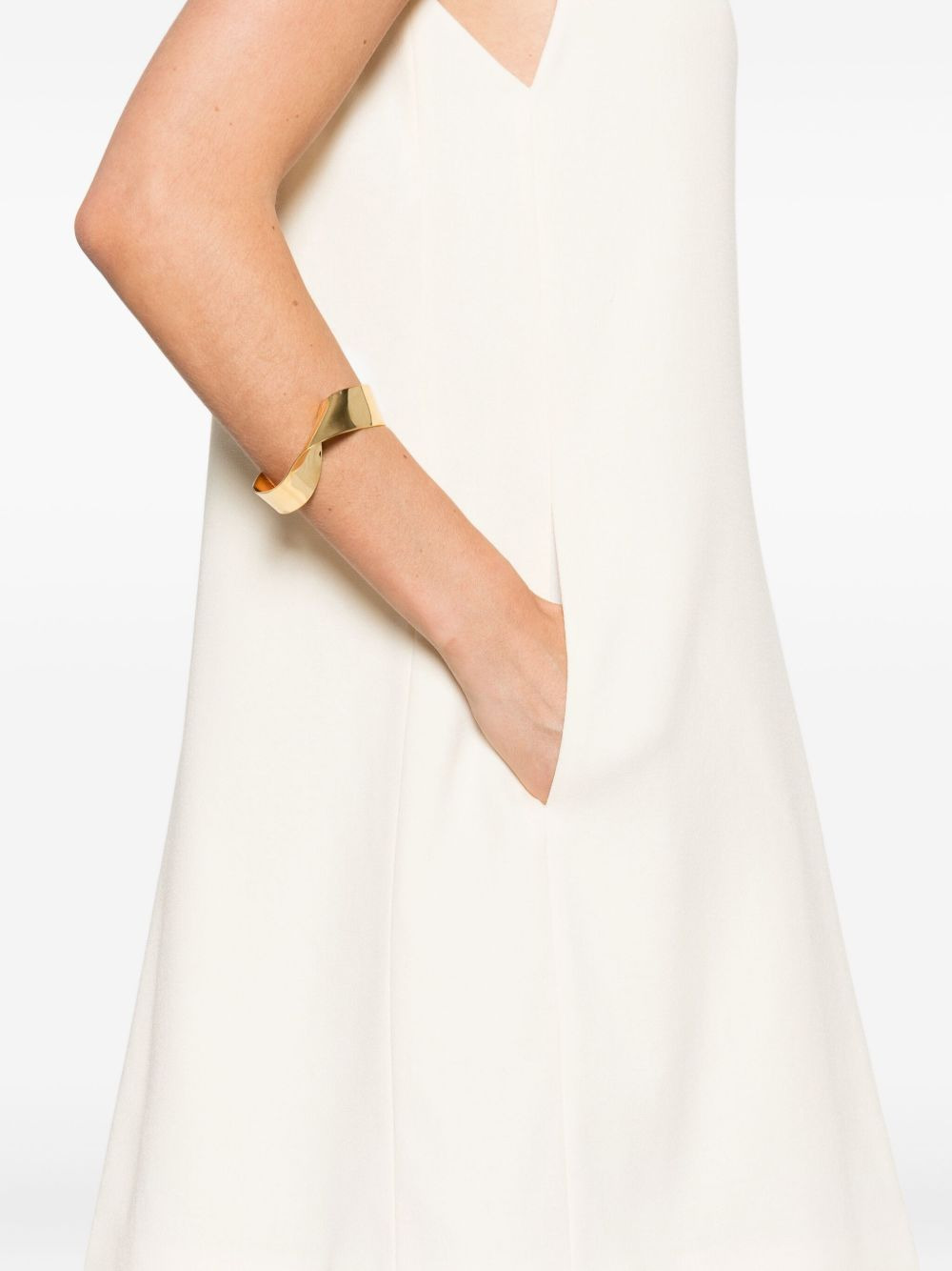 sleeveless round-neck dress - 5