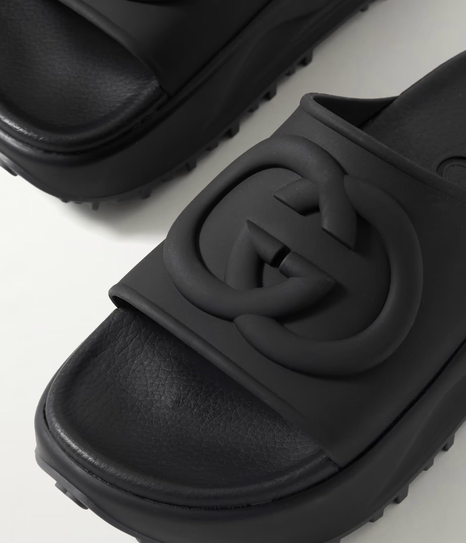 Gucci Interlocking G Men Slide Sandals - 3
