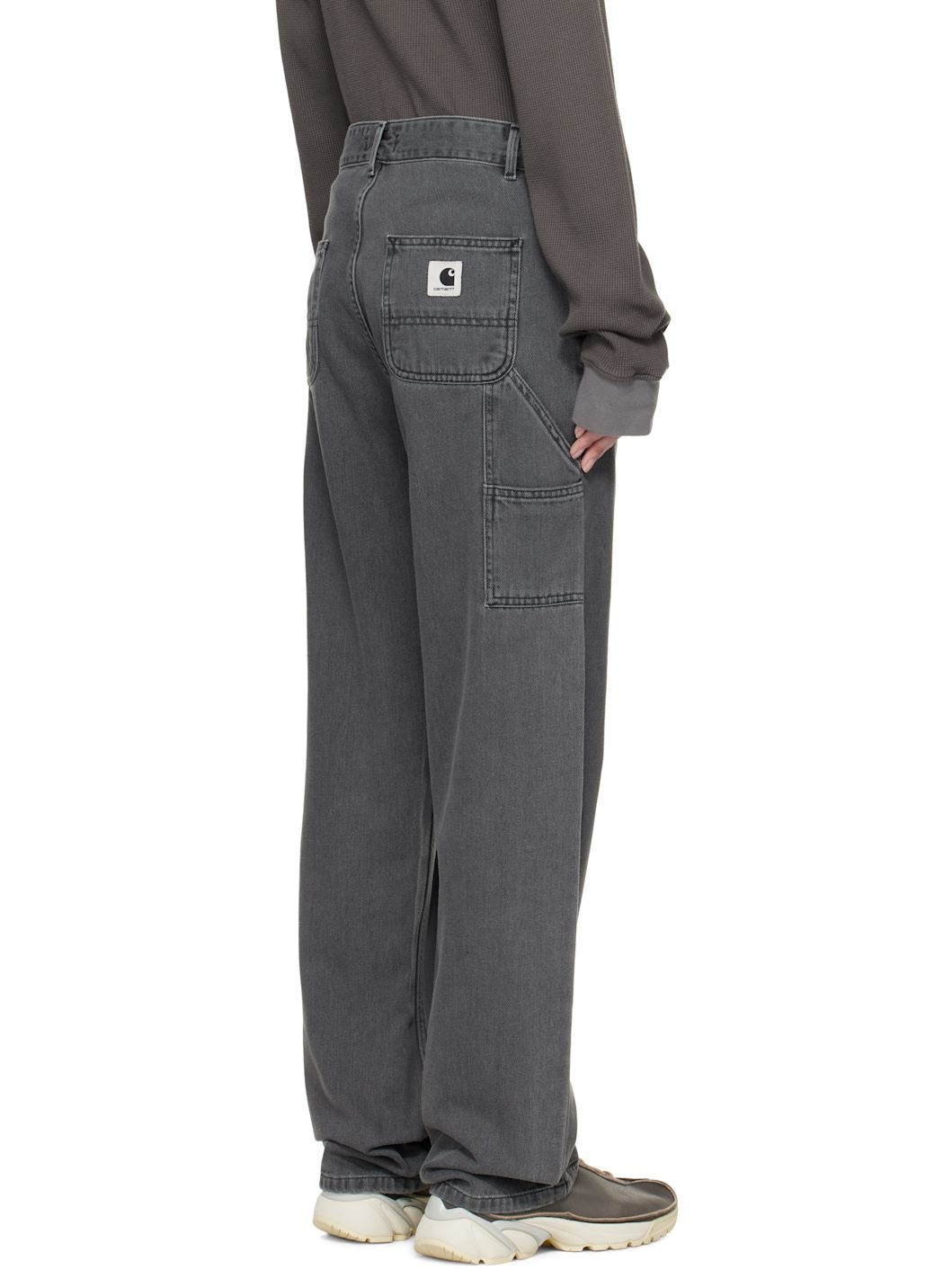 Black Pierce Pant Straight Jeans - 3