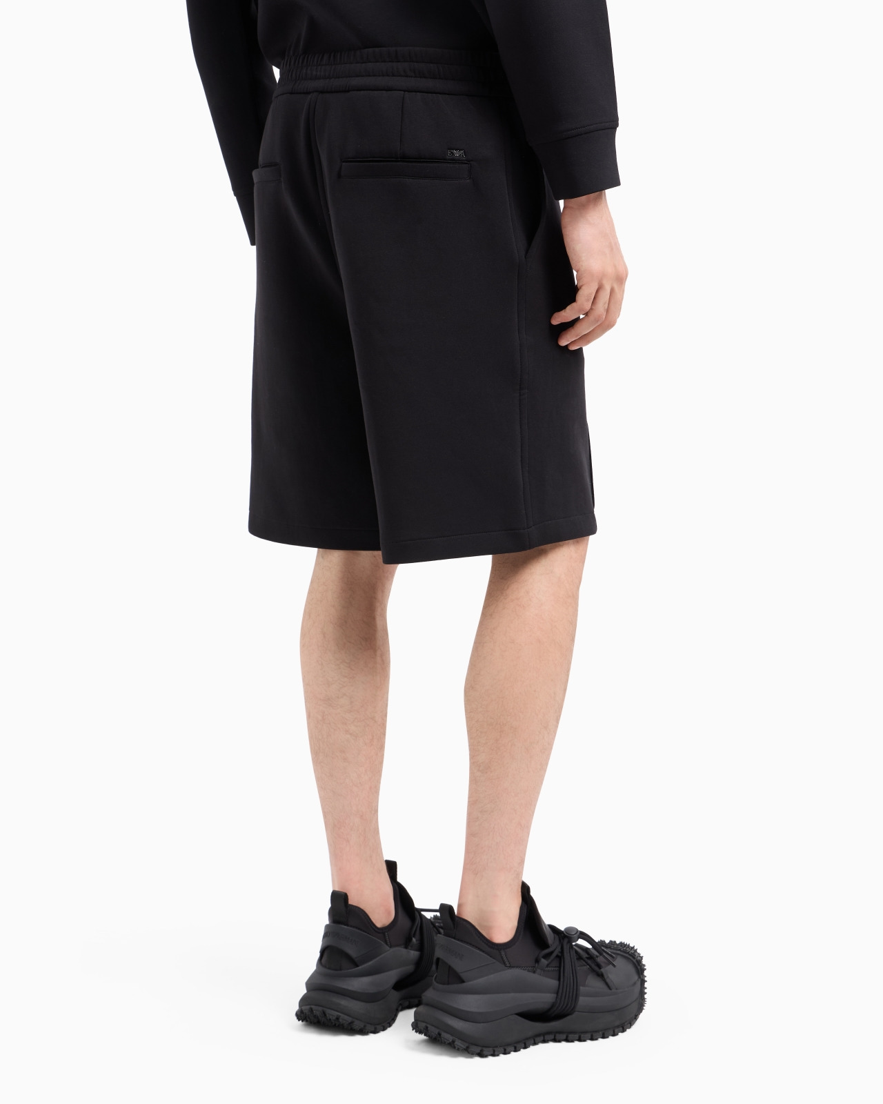 Double-jersey Bermuda shorts with ribs - 3
