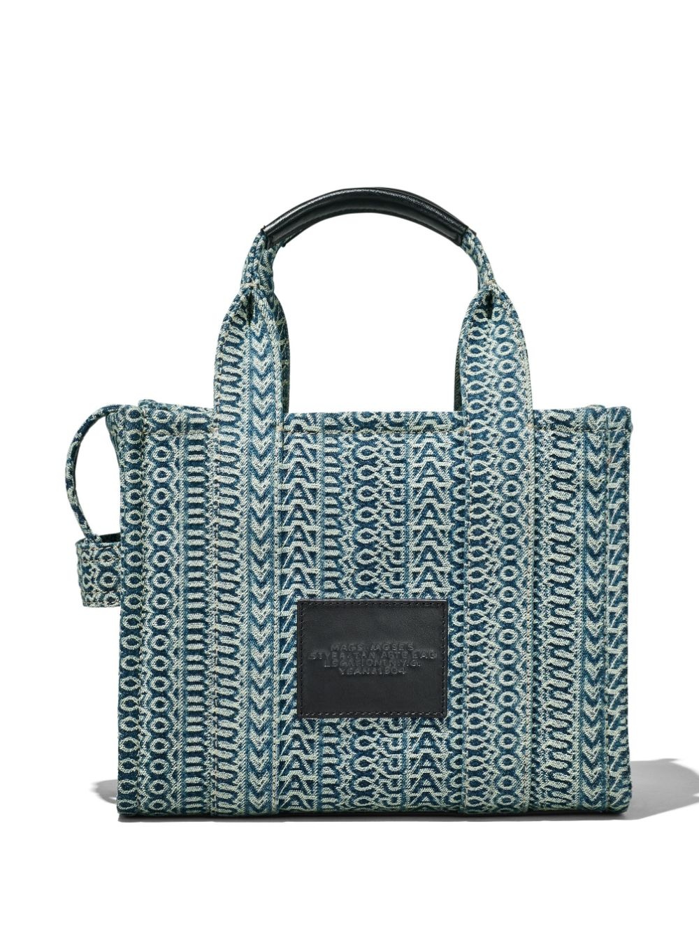 monogram jacquard tote bag - 4