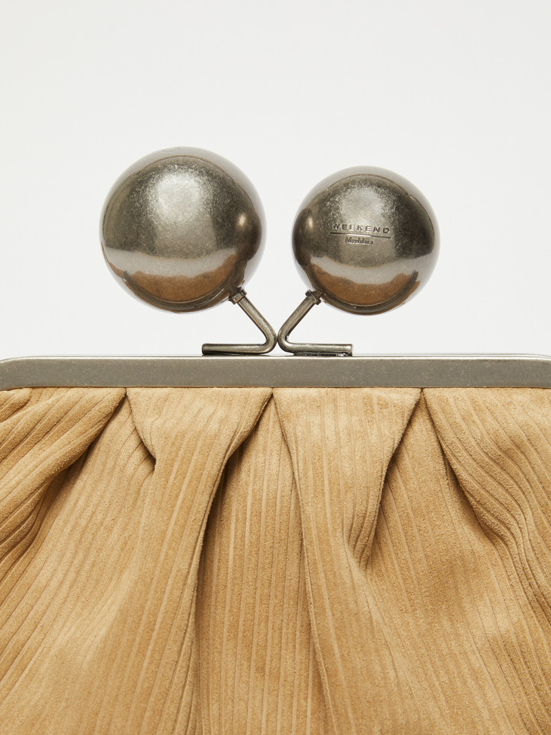 DESTINO Medium ribbed suede Pasticcino Bag 5