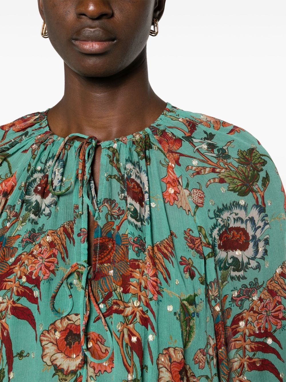 Bernadette floral-print blouse - 5