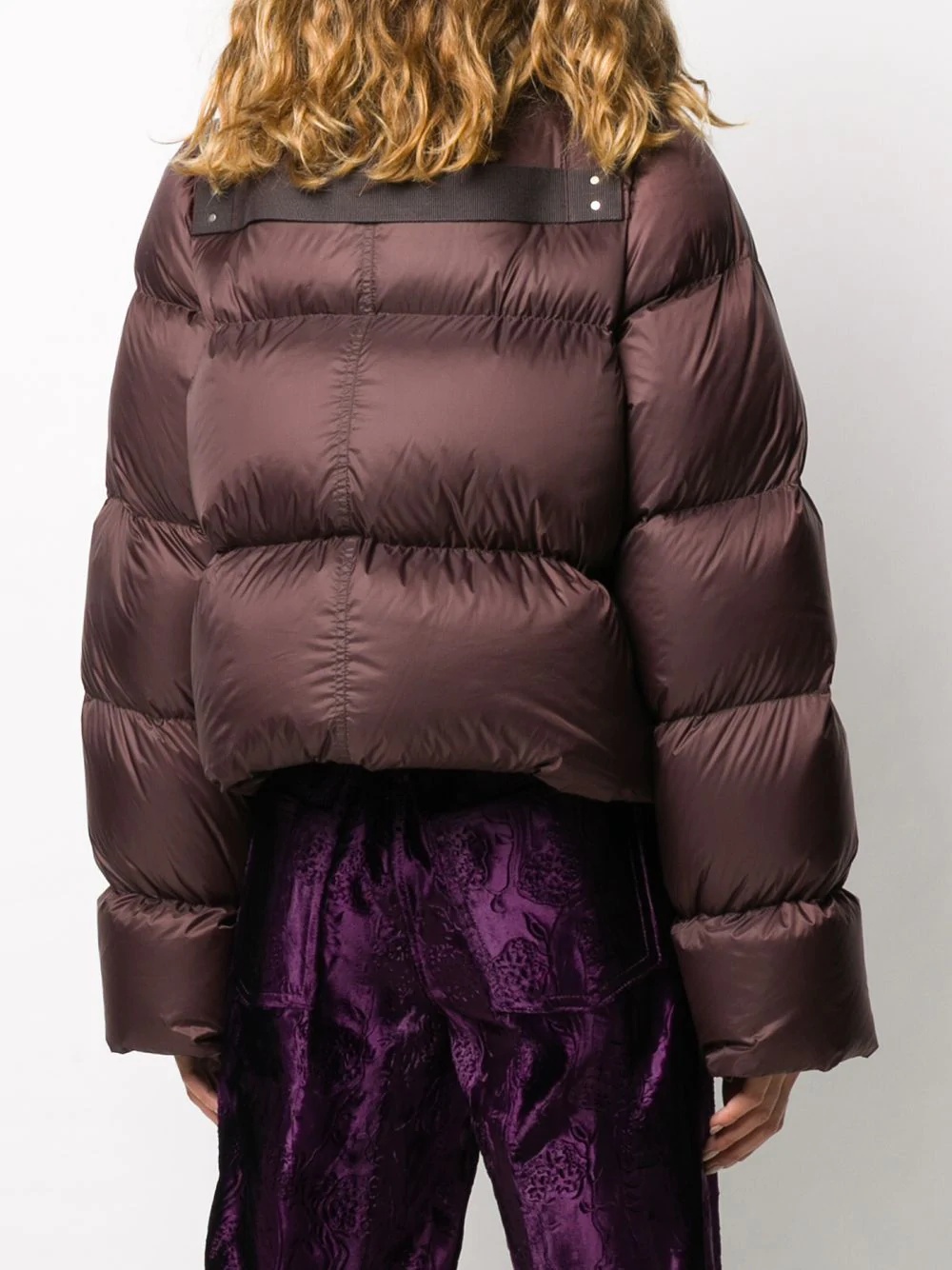 cropped puffer jacket - 4