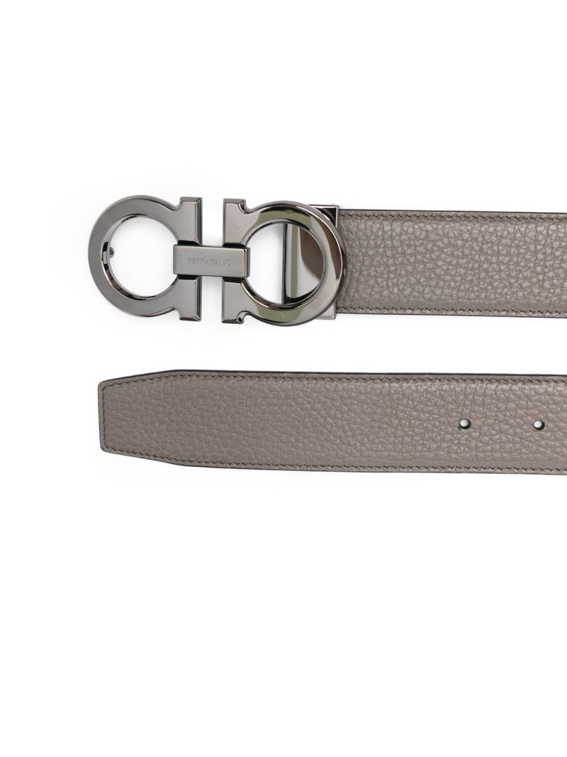FERRAGAMO buckle leather belt outlook
