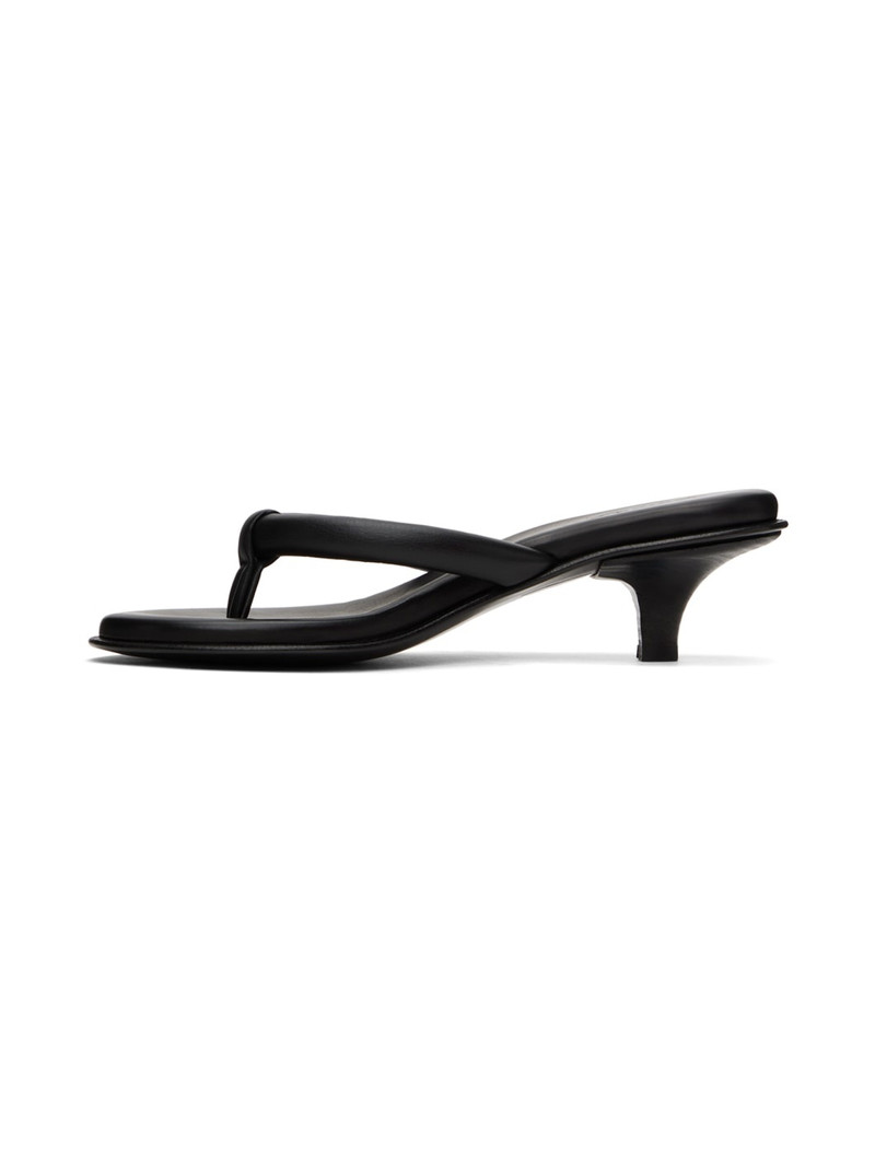 Black Ciglio Heeled Sandals 3