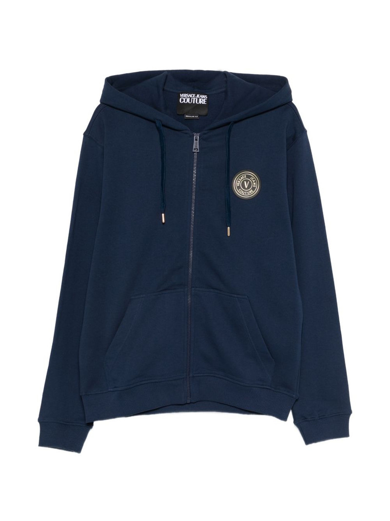 zip-fastening hoodie 1