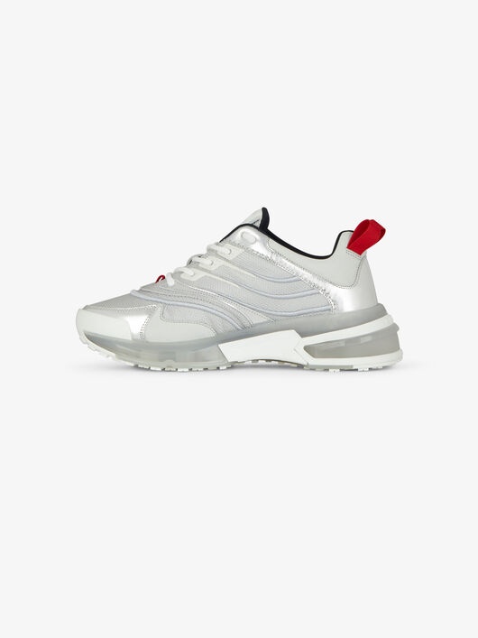 GIV 1 SNEAKERS IN METALLIZED LEATHER AND MESH - 4