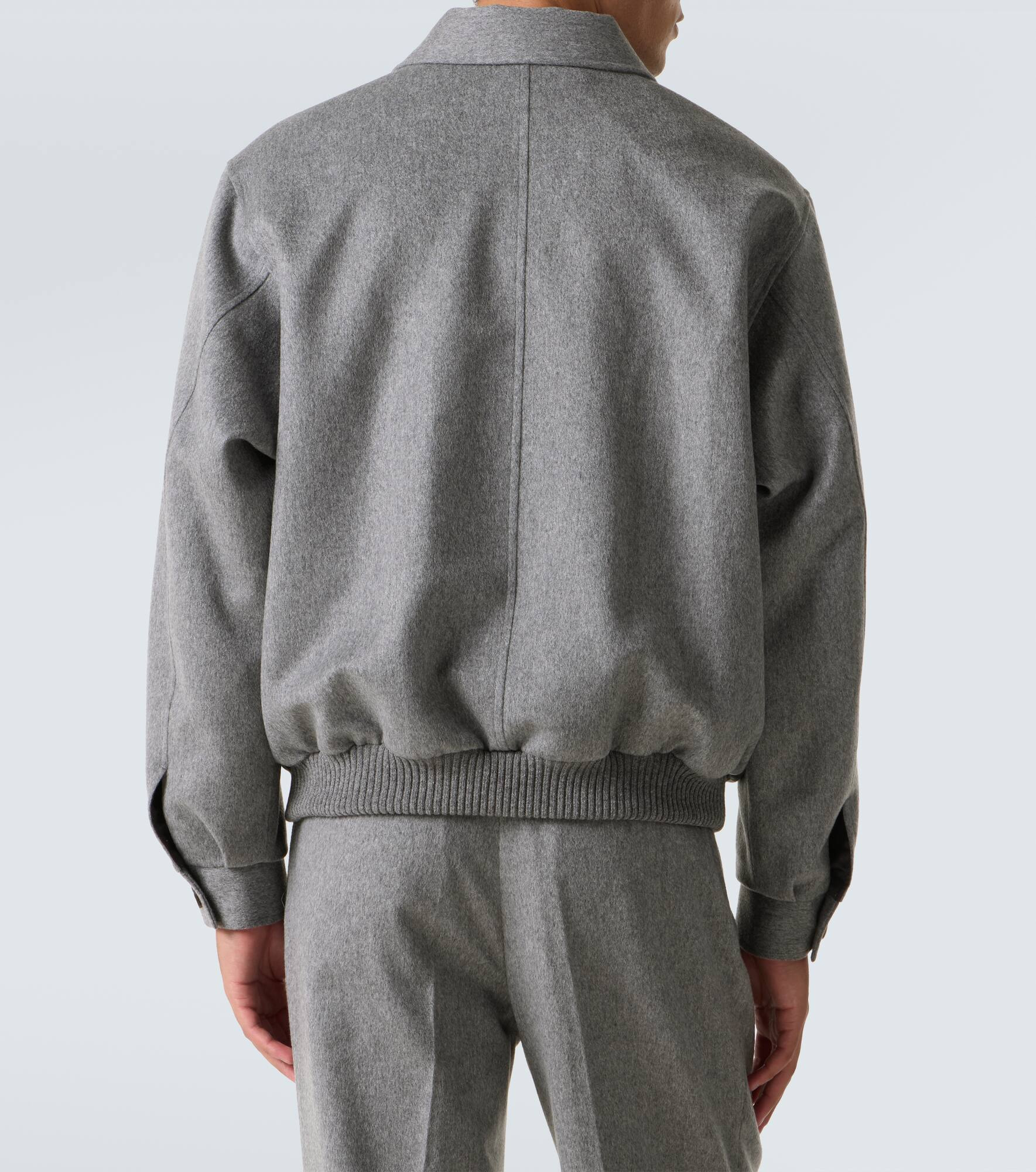 Cashmere blouson jacket - 4