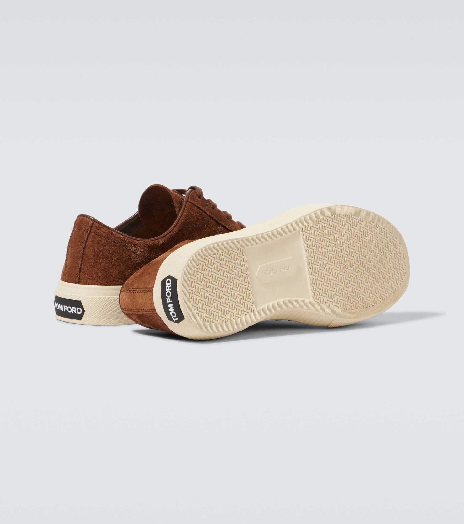 Cambridge logo suede sneakers - 7