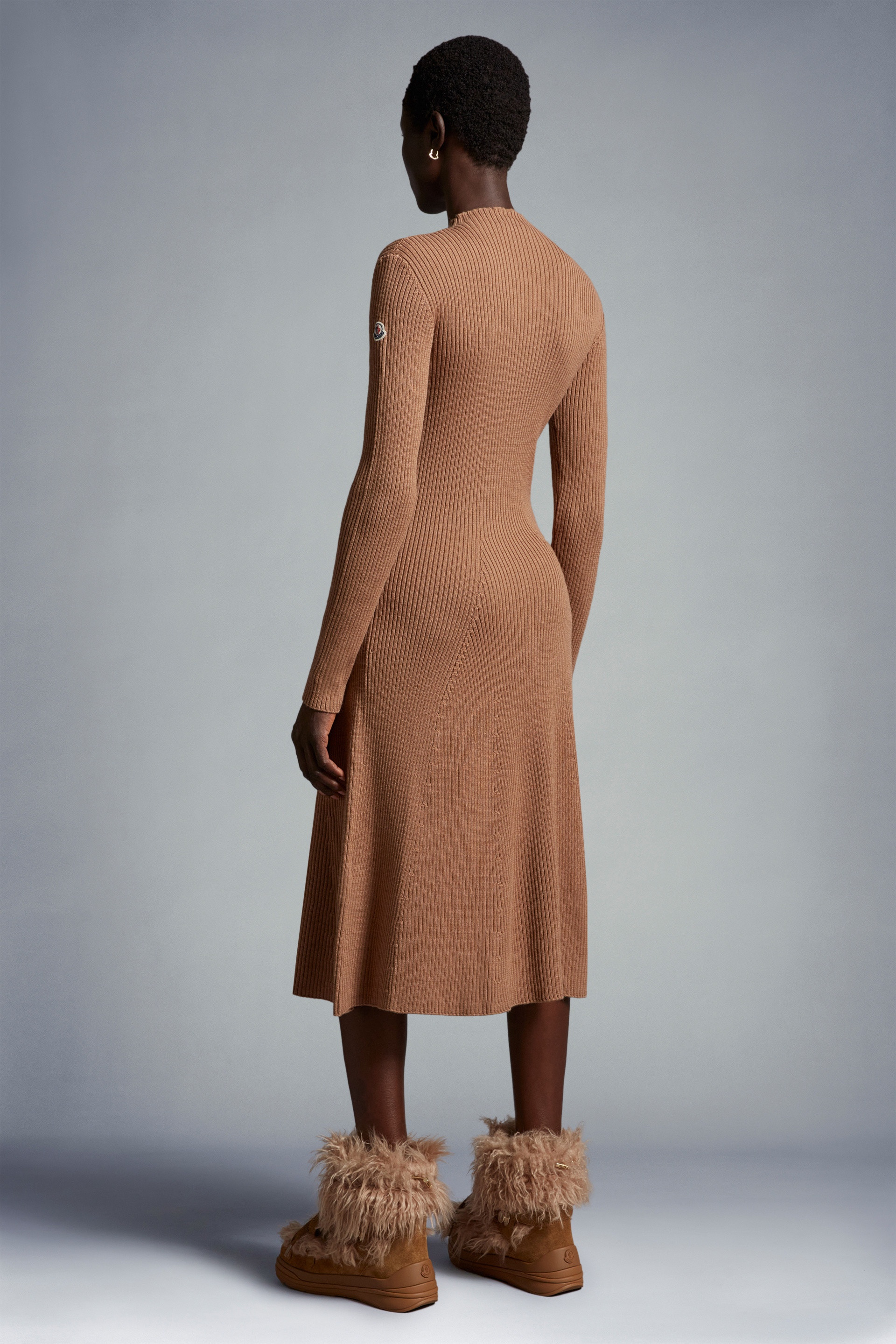 Knit Wool Midi Dress - 5