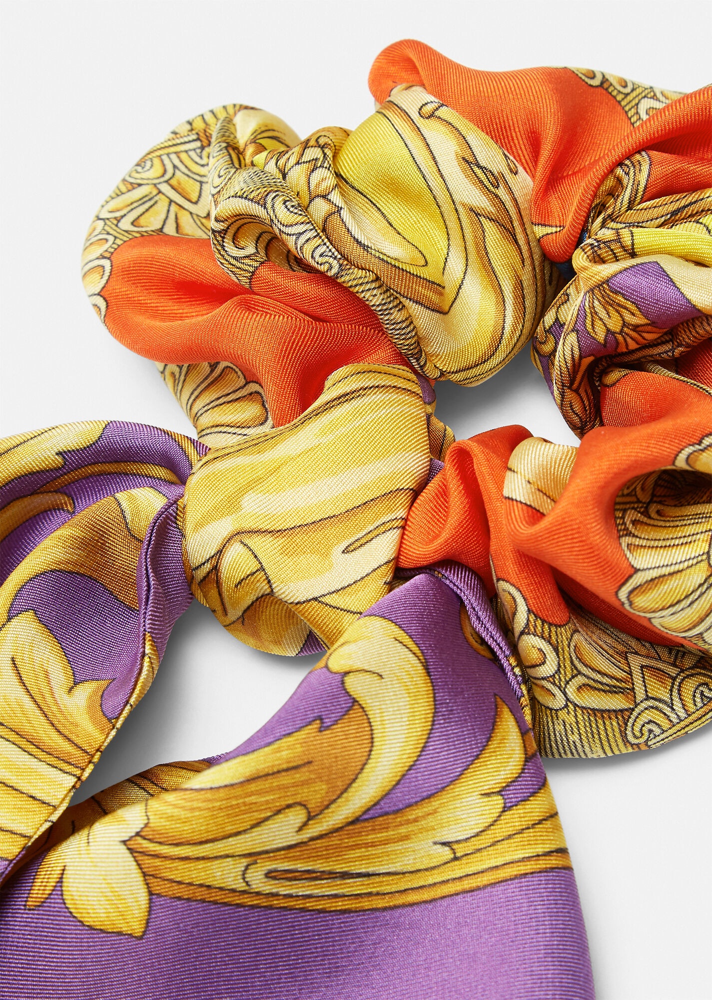 Barocco Goddess Silk Scrunchie - 3