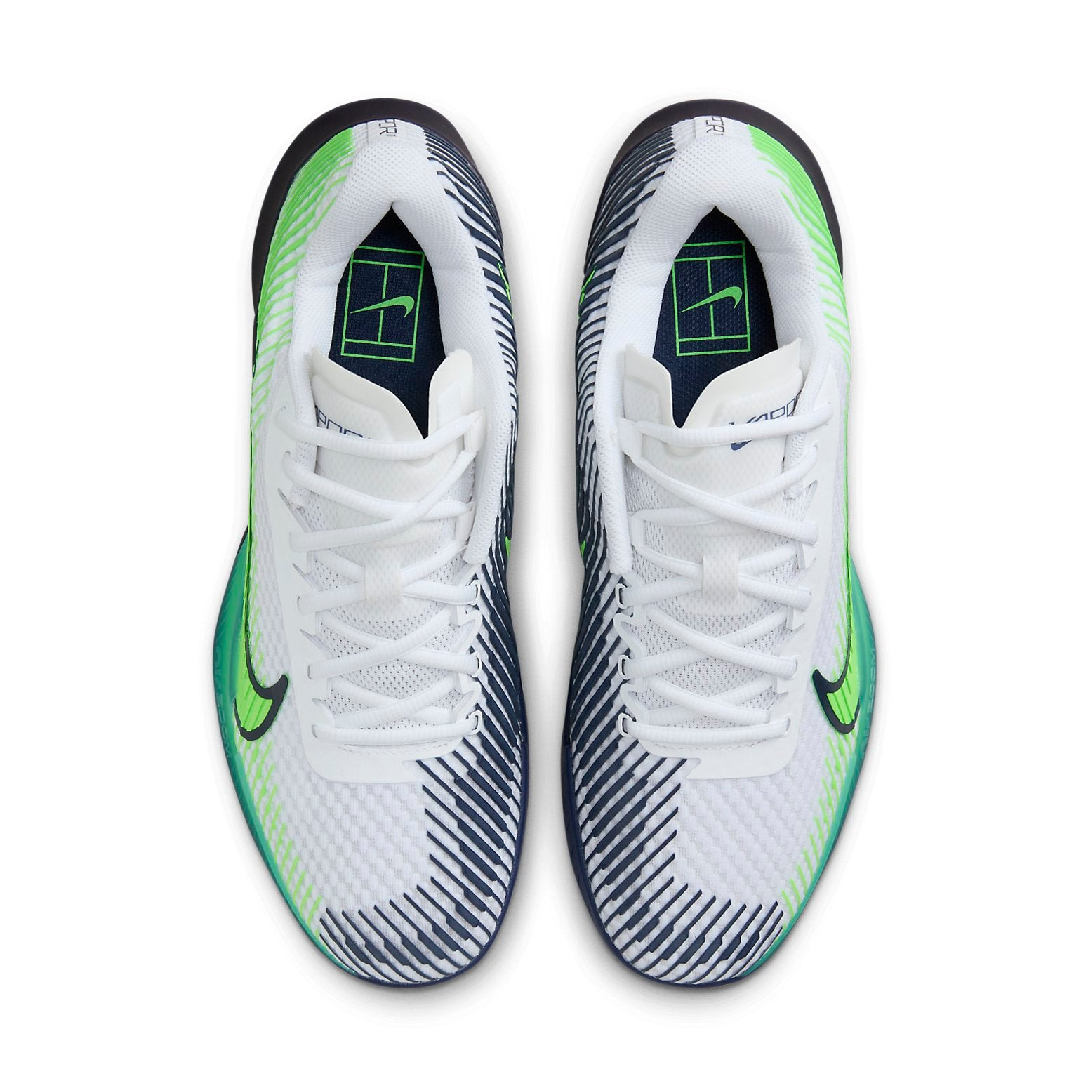 Nike Zoom Vapor 11 HC 'White Green Strike Navy' DR6966-103 - 4