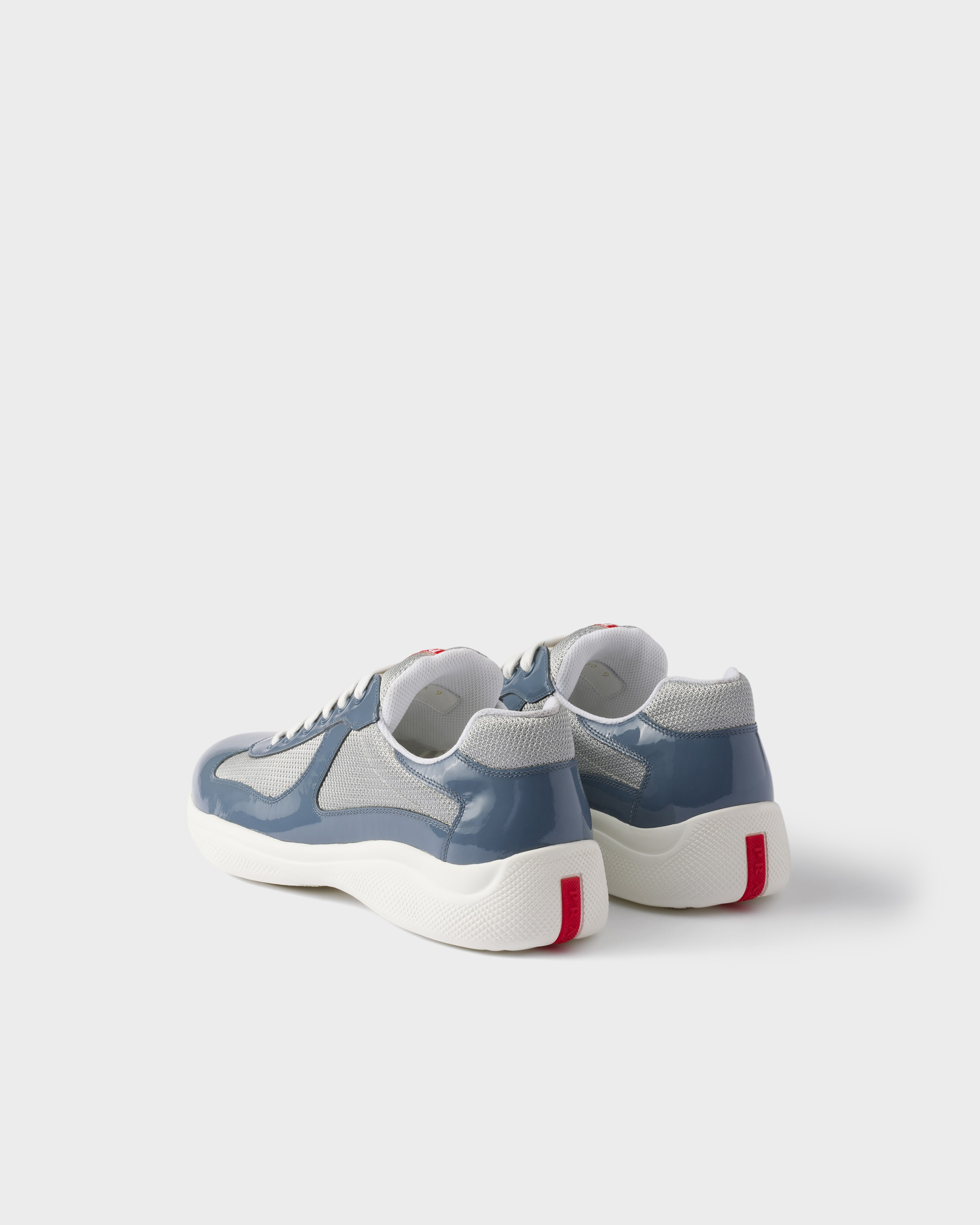 Patent leather and technical fabric Prada America's Cup sneakers - 4