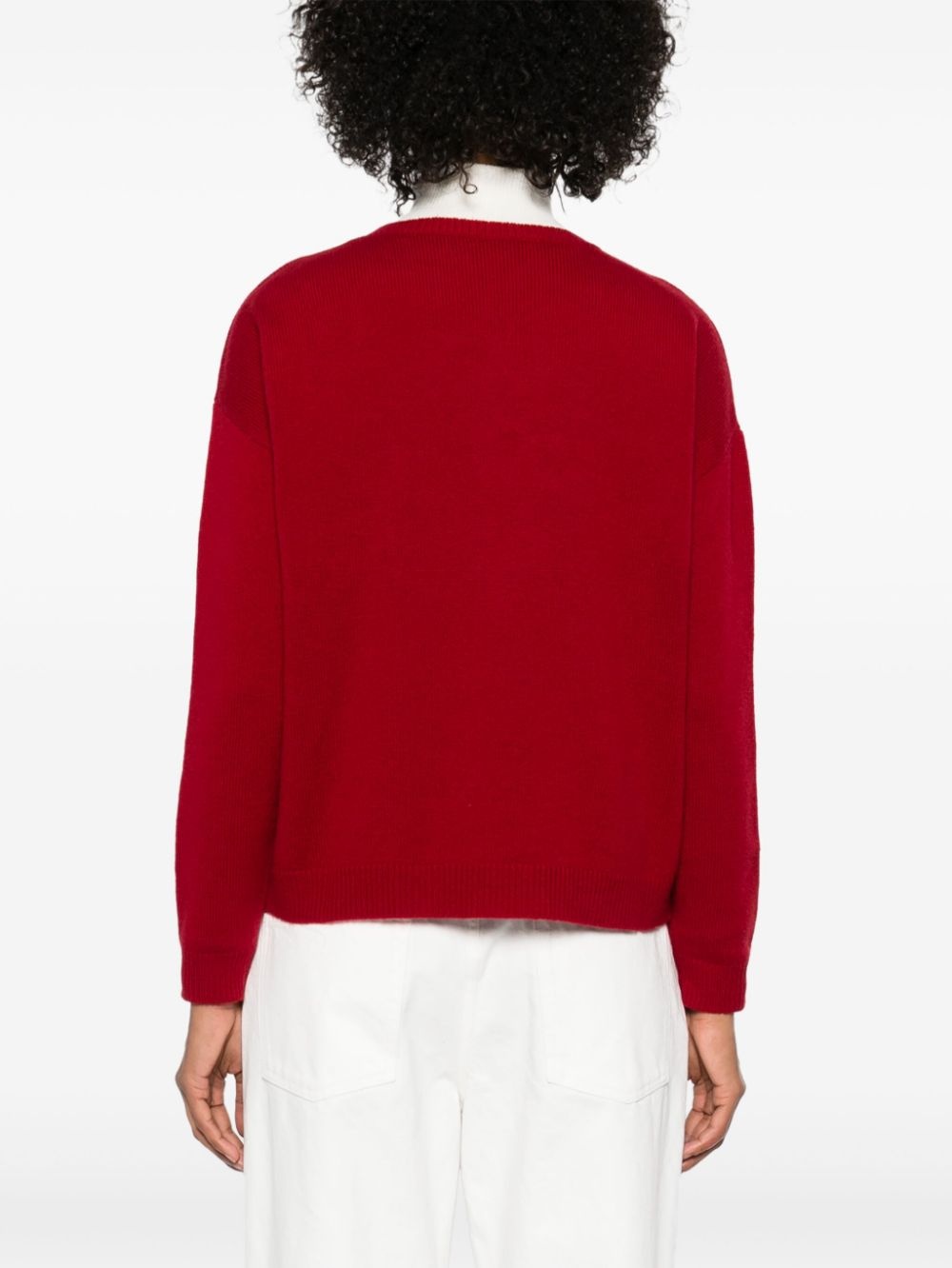 sequin-embellished sweater - 4