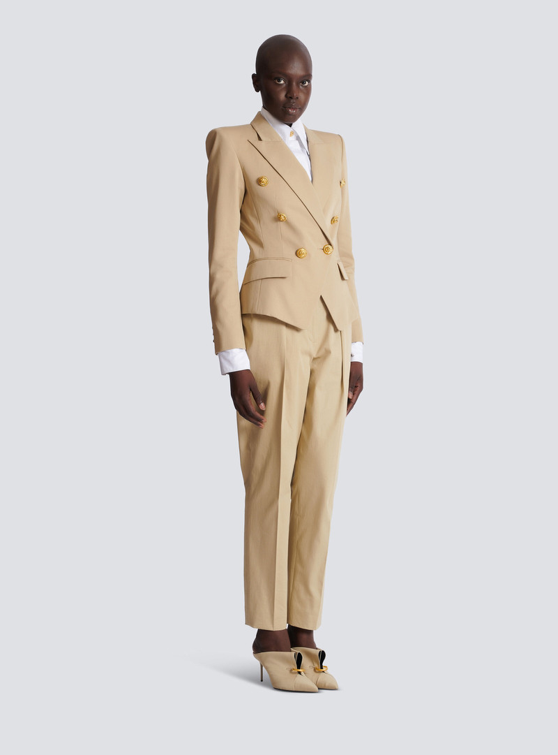 Gabardine 6-Button Jacket 3