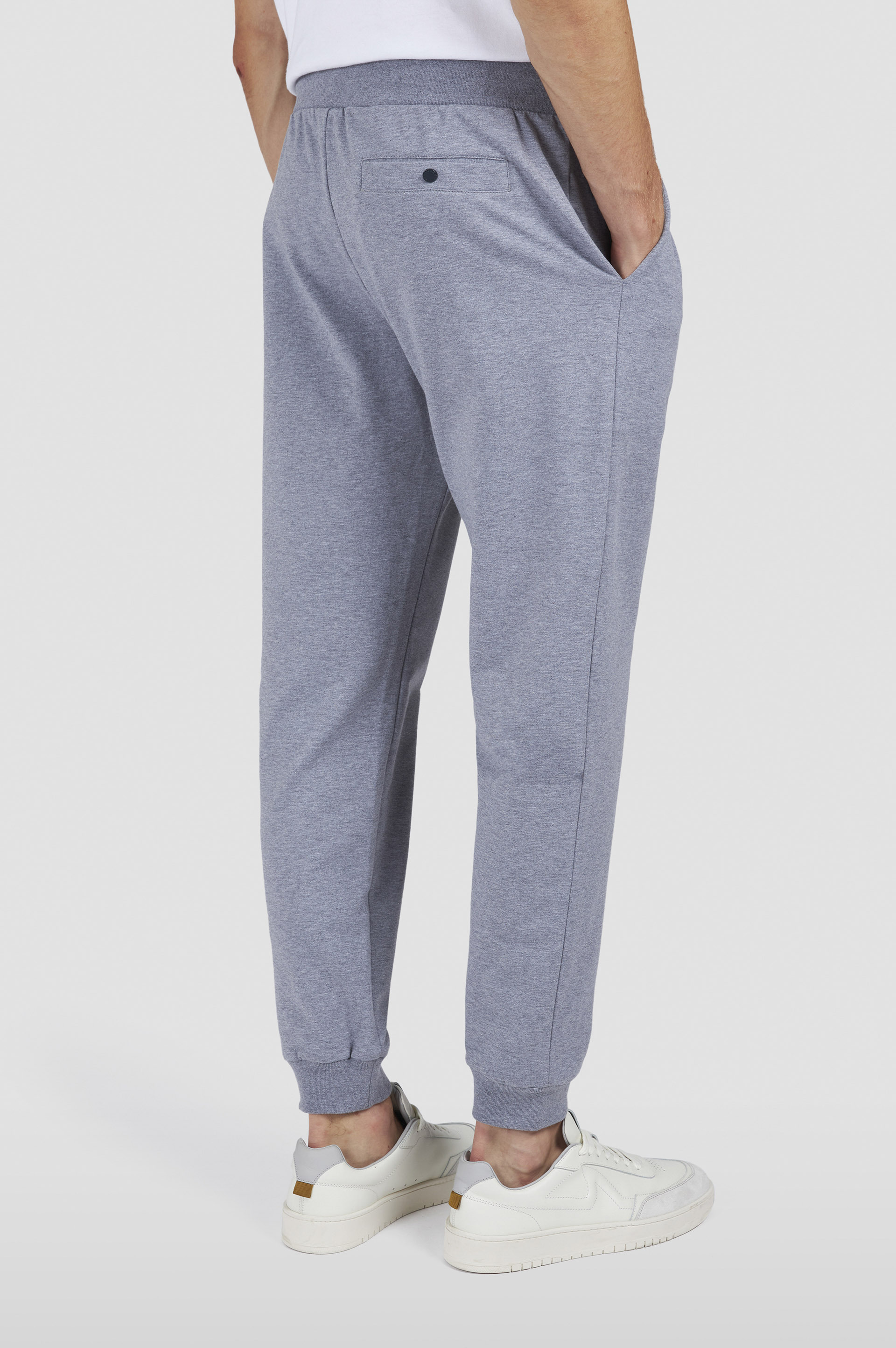 STRETCH FLEECE COTTON SPORT TROUSERS - 3